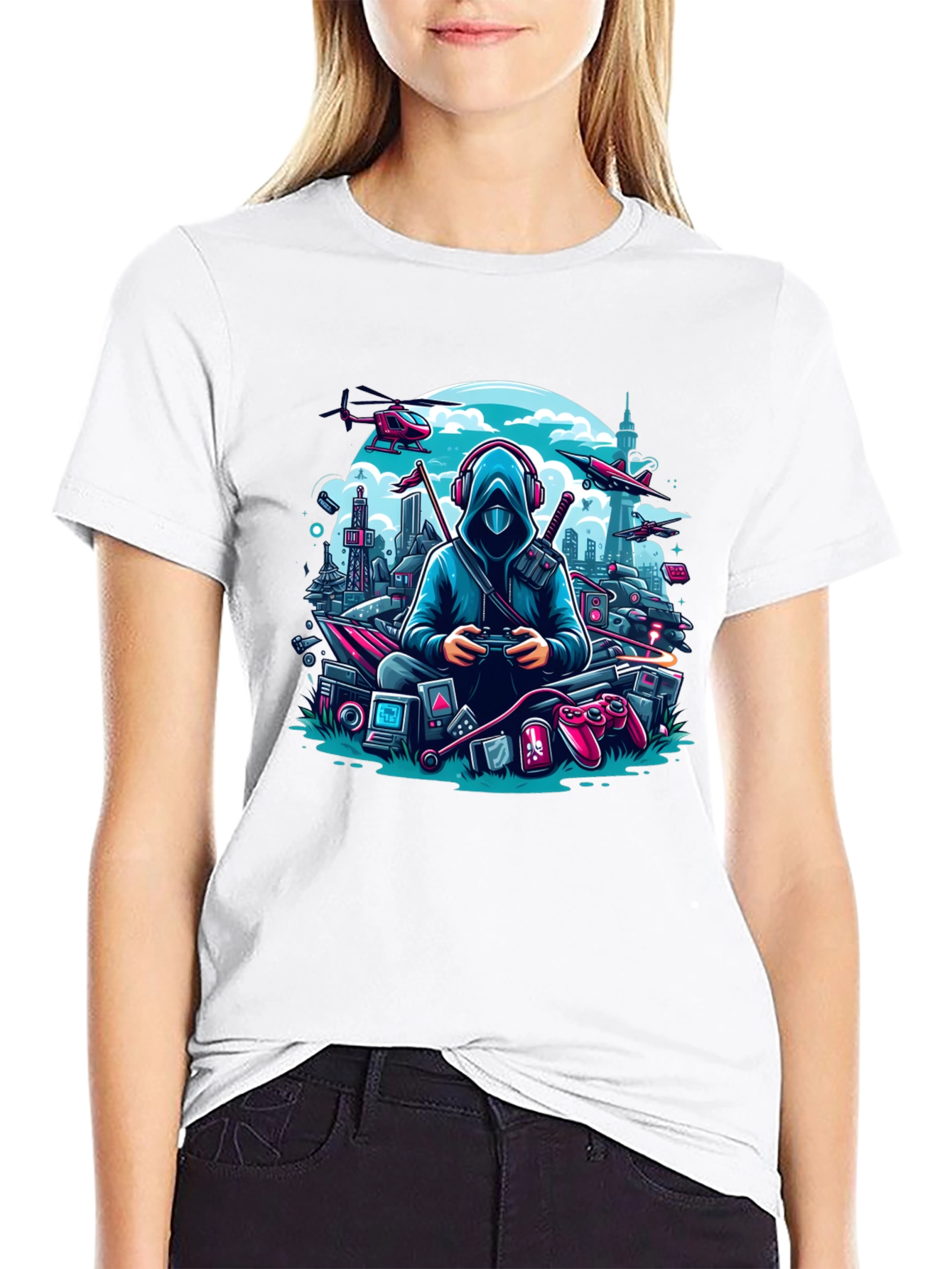 Gamer Cityscape T-Shirt