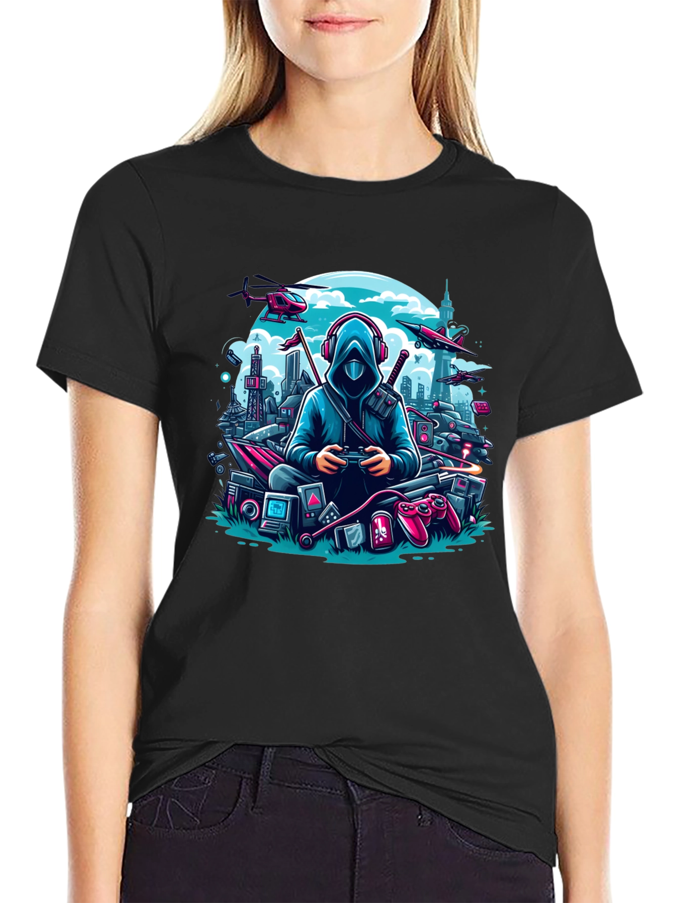 Gamer Cityscape T-Shirt