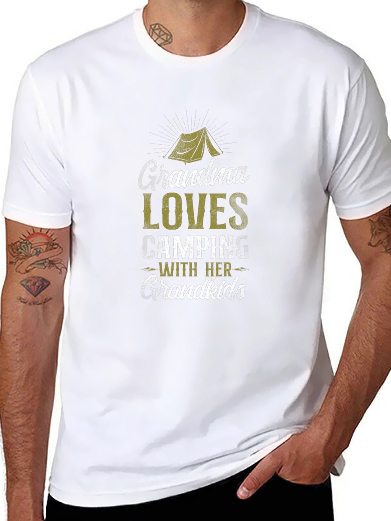 Grandma Loves Camping T-shirt