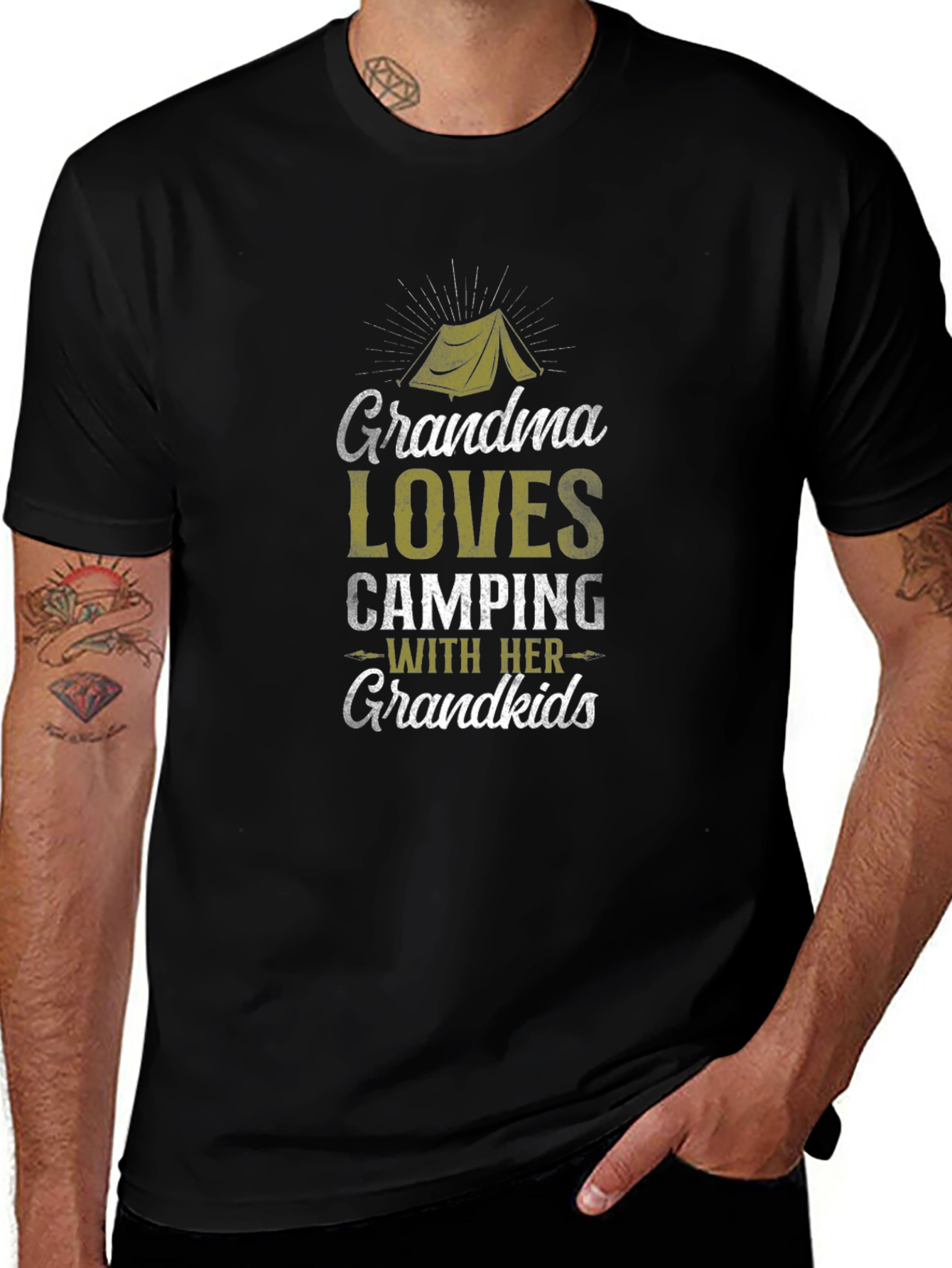 Grandma Loves Camping T-shirt