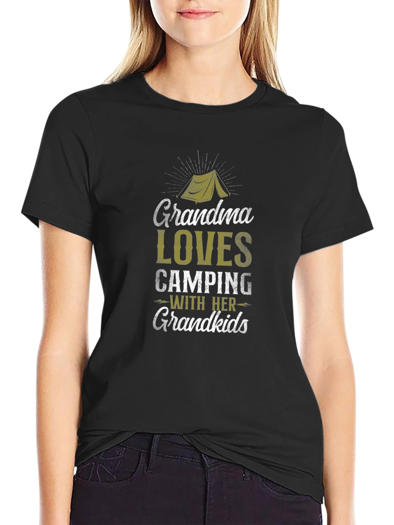 Grandma Loves Camping T-shirt