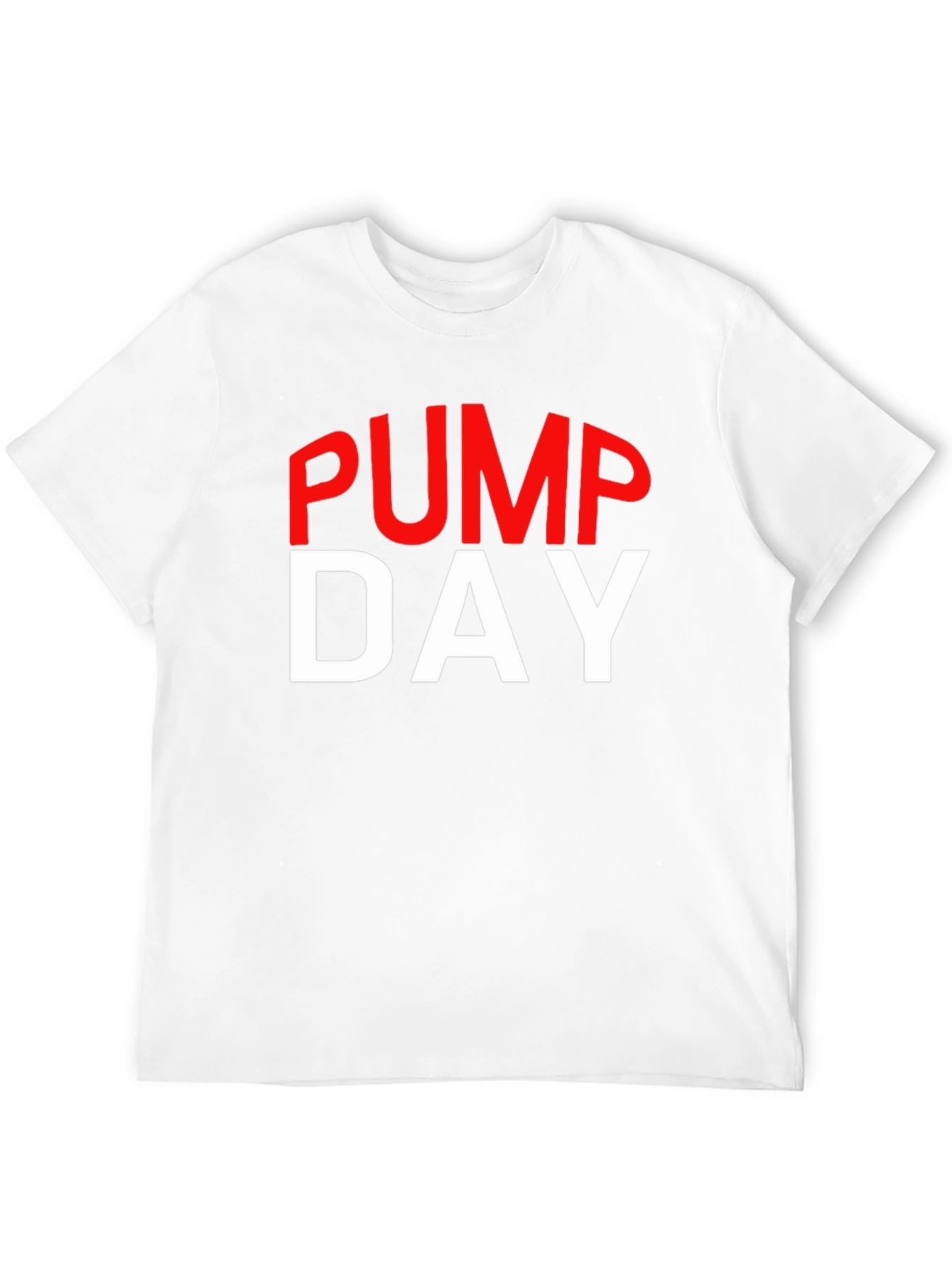 Pump Day Graphic Tee - Black Cotton Gym Shirt
