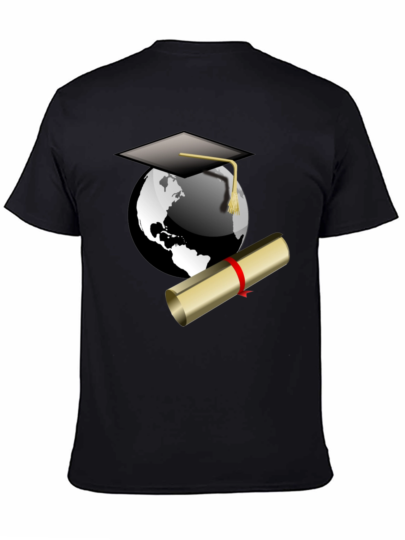 Graduation Globe T-Shirt - Celebrate Global Education