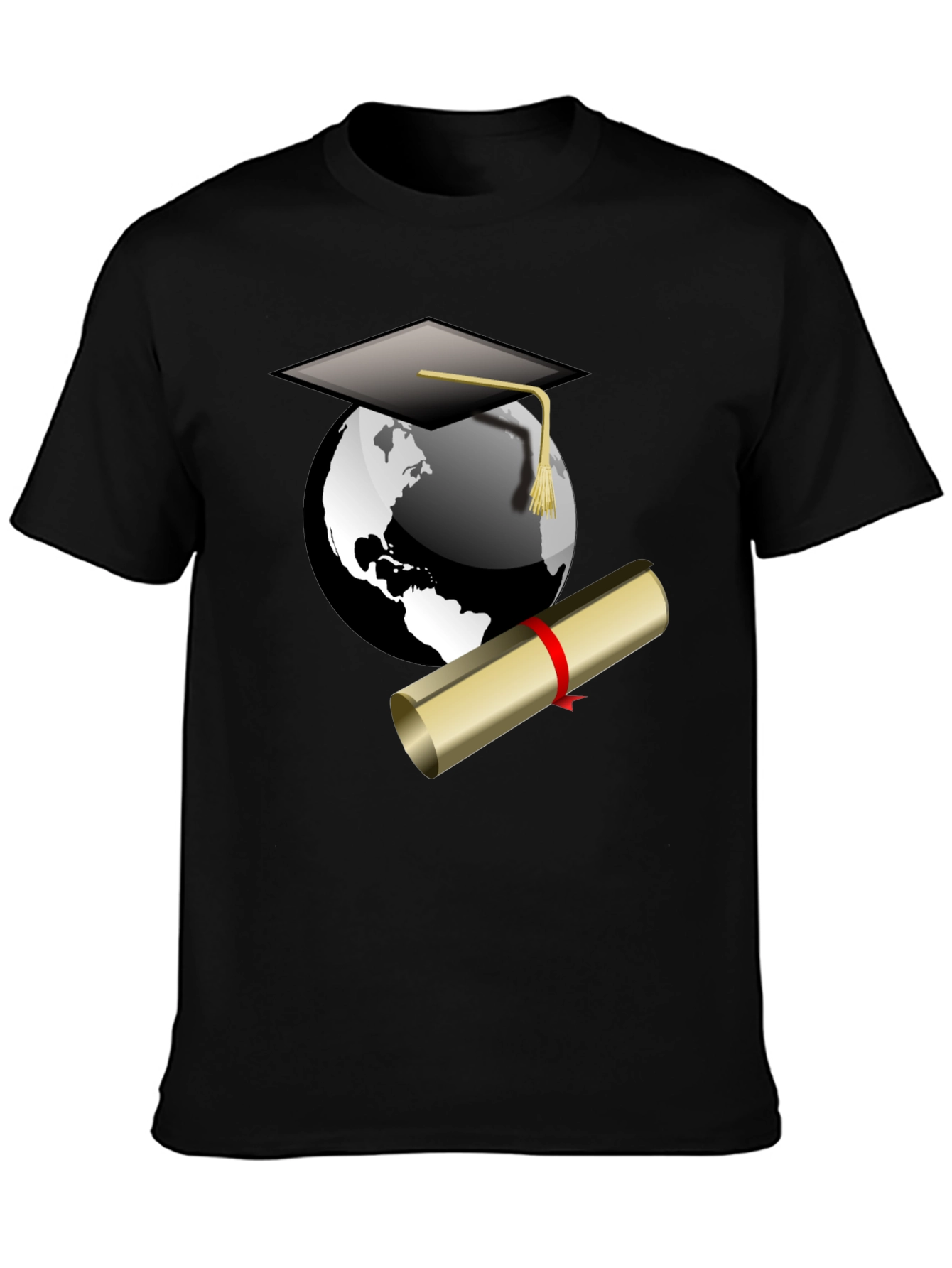 Graduation Globe T-Shirt - Celebrate Global Education
