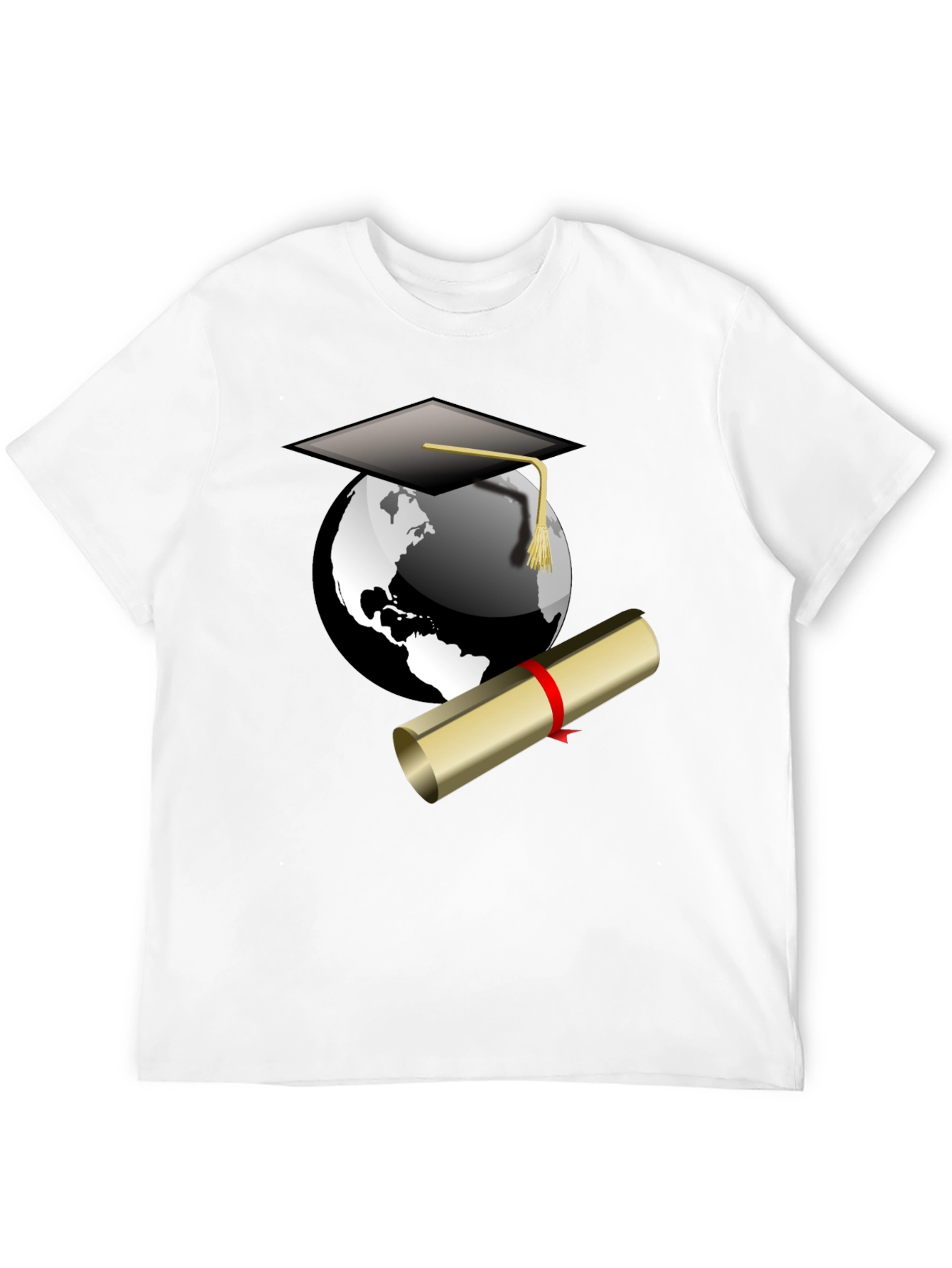Graduation Globe T-Shirt - Celebrate Global Education