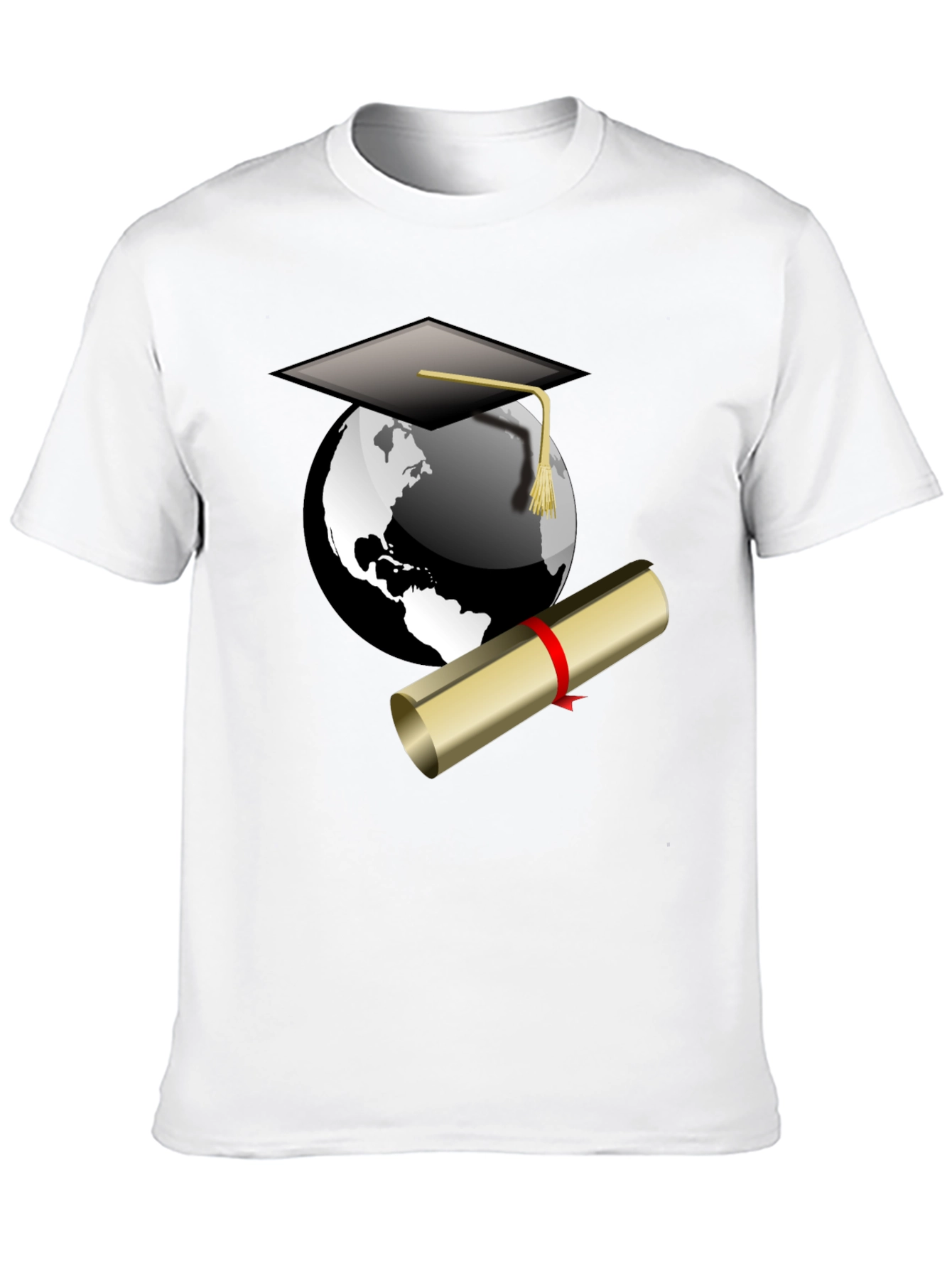 Graduation Globe T-Shirt - Celebrate Global Education