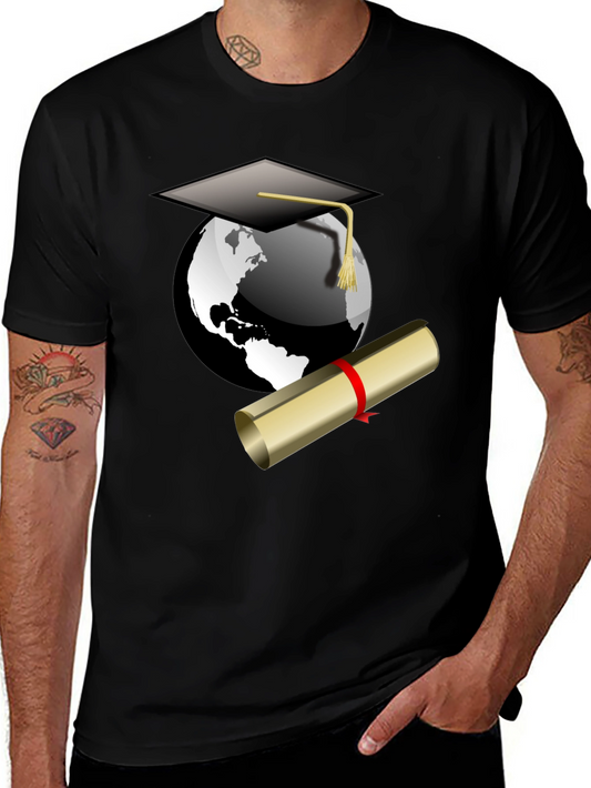 Graduation Globe T-Shirt - Celebrate Global Education
