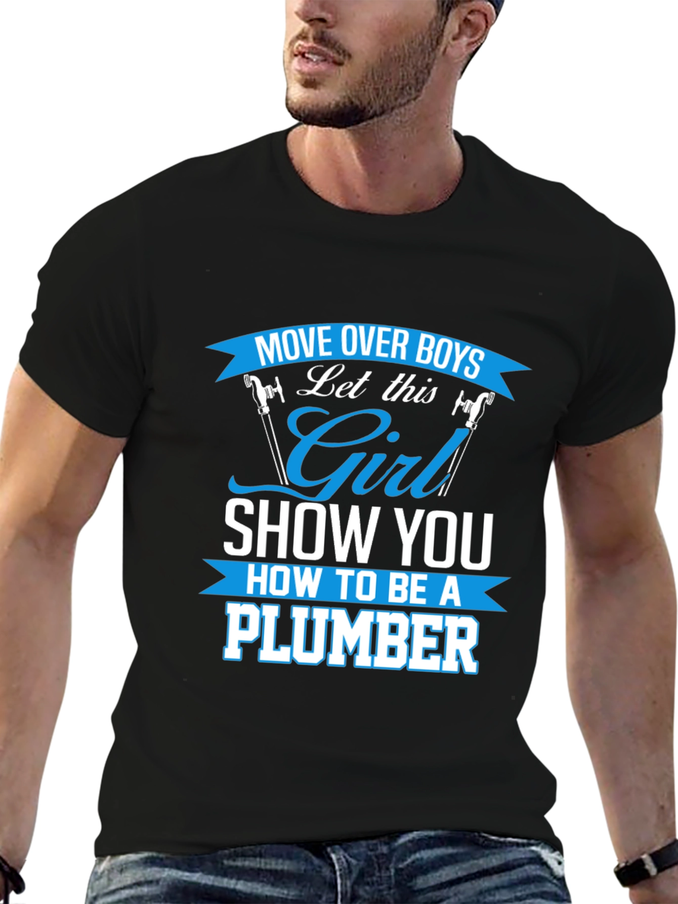 Girl Plumber Graphic T-Shirt