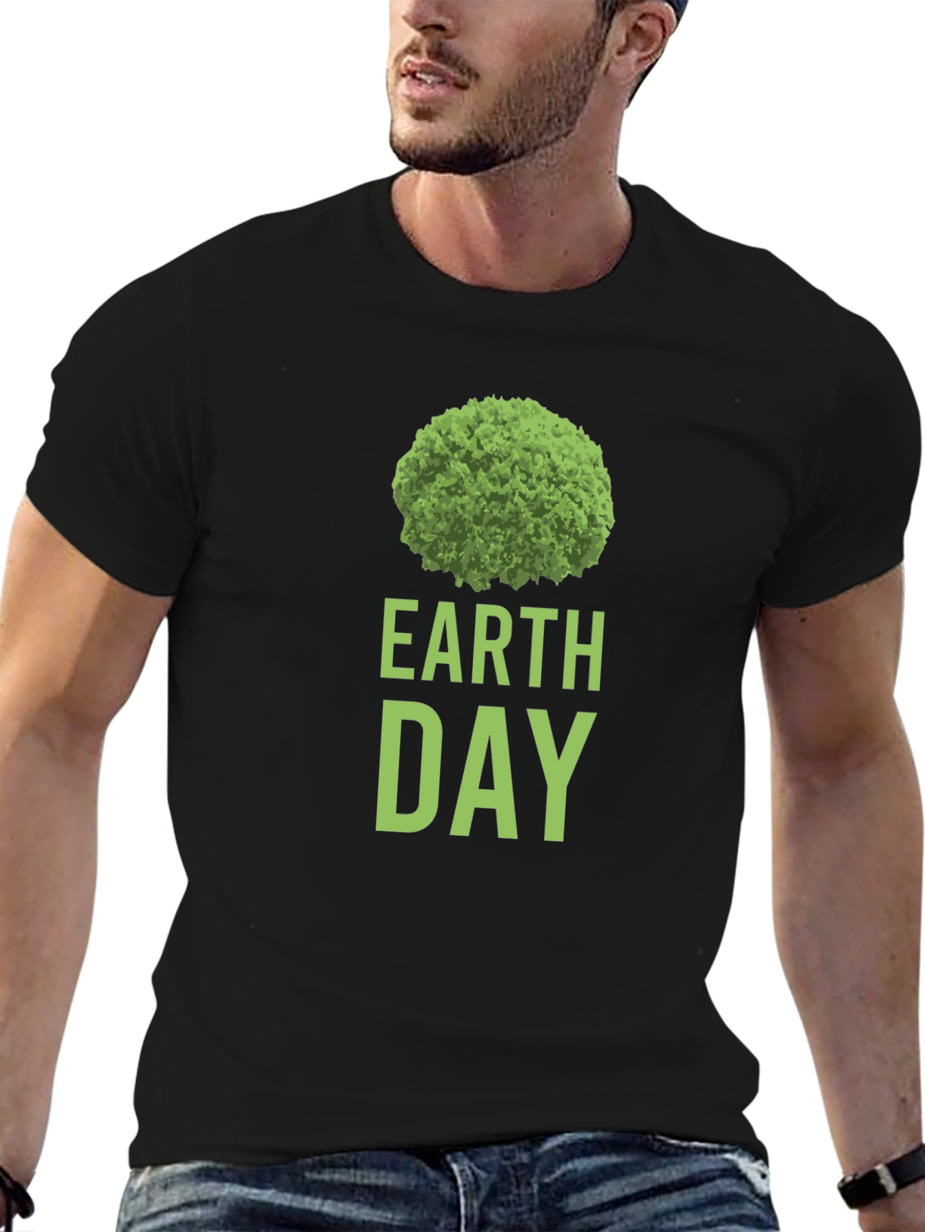 Earth Day Green Tree Graphic Tee