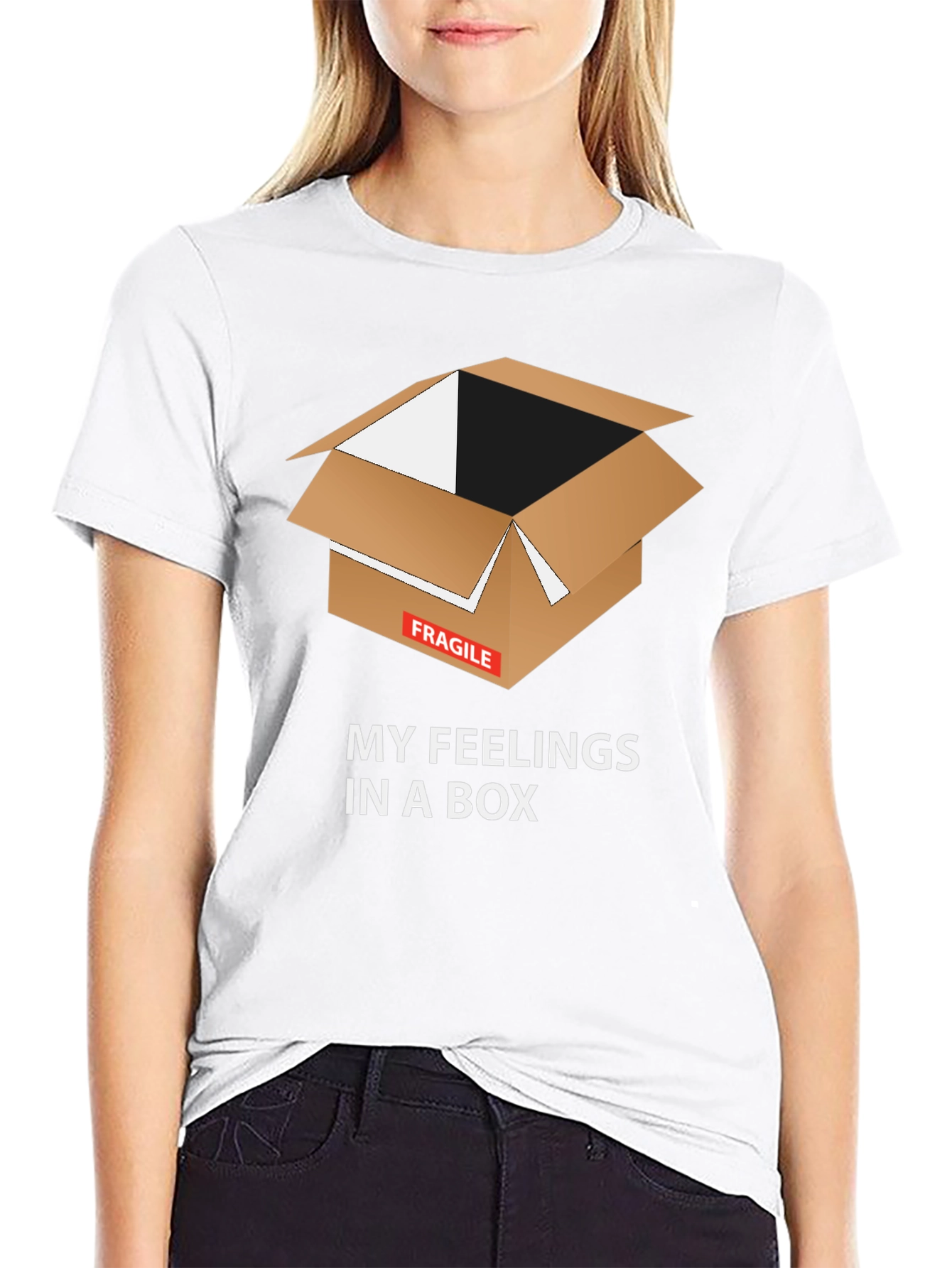 Fragile Feelings T-Shirt - Box Graphic Tee