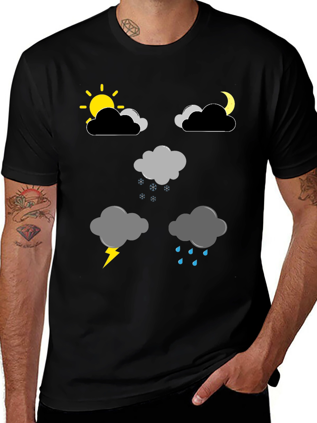 Weather Pattern Graphic T-Shirt