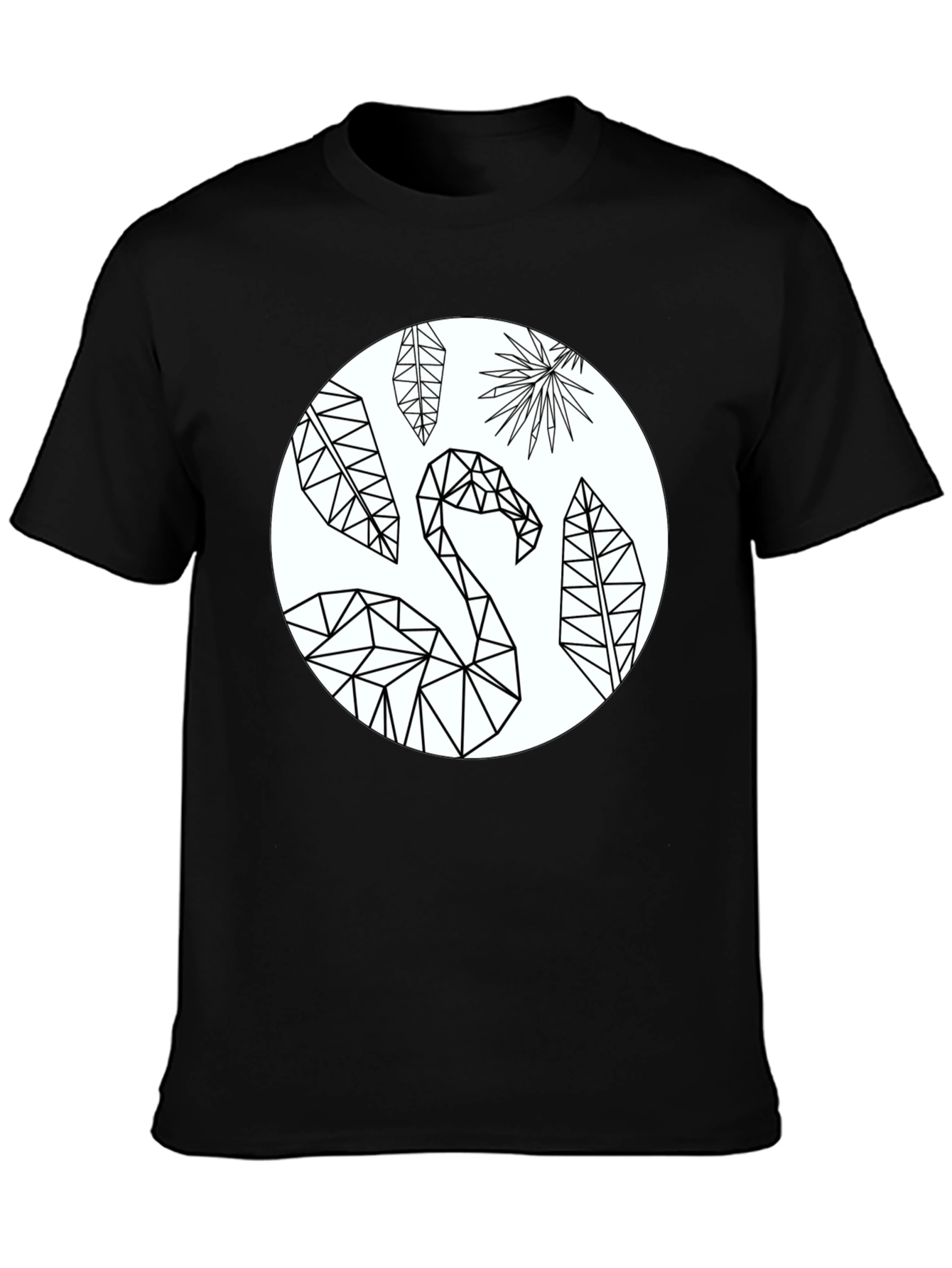 Geometric Flamingo Graphic Tee