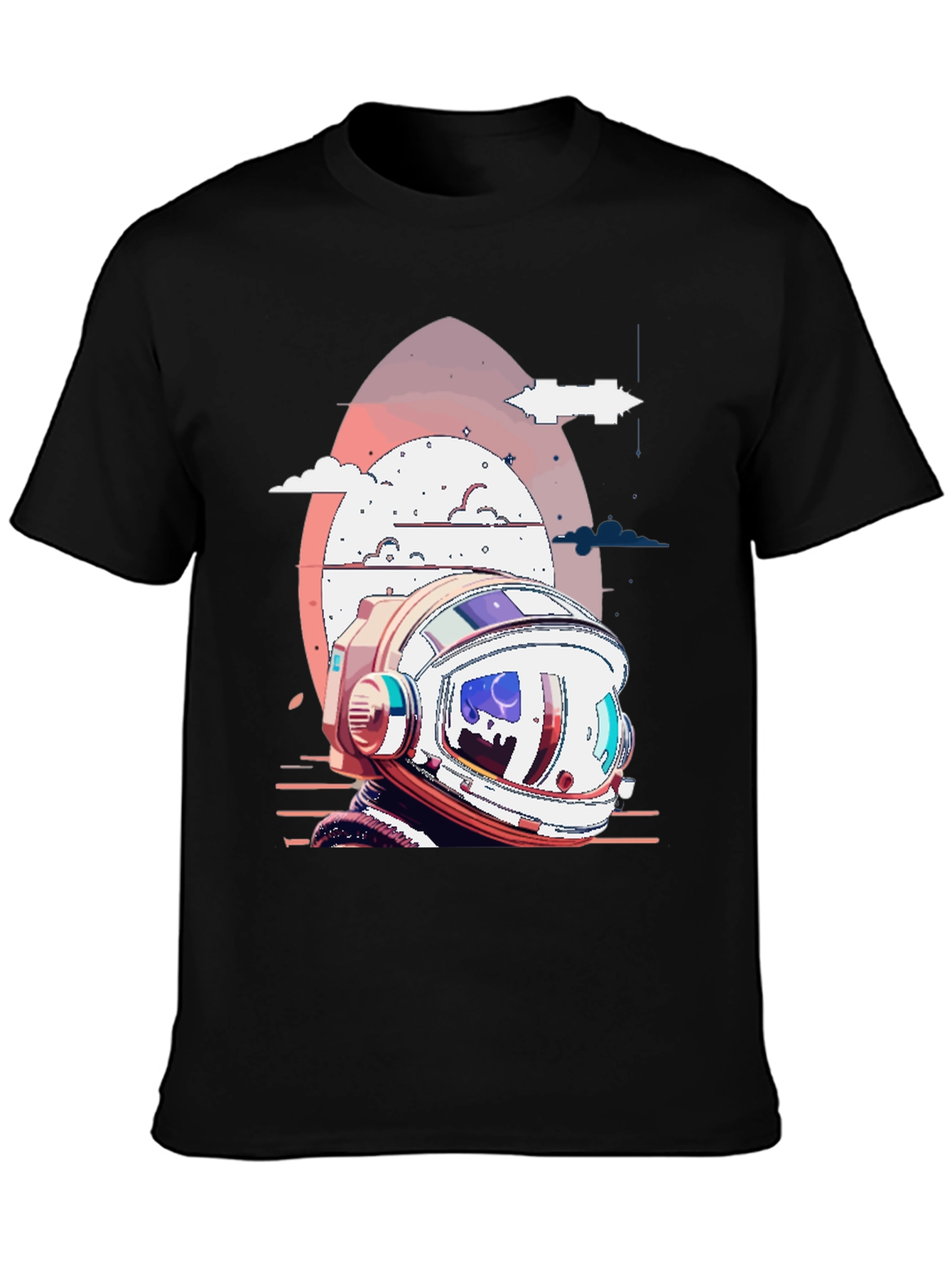 Retro Astronaut Helmet T-Shirt