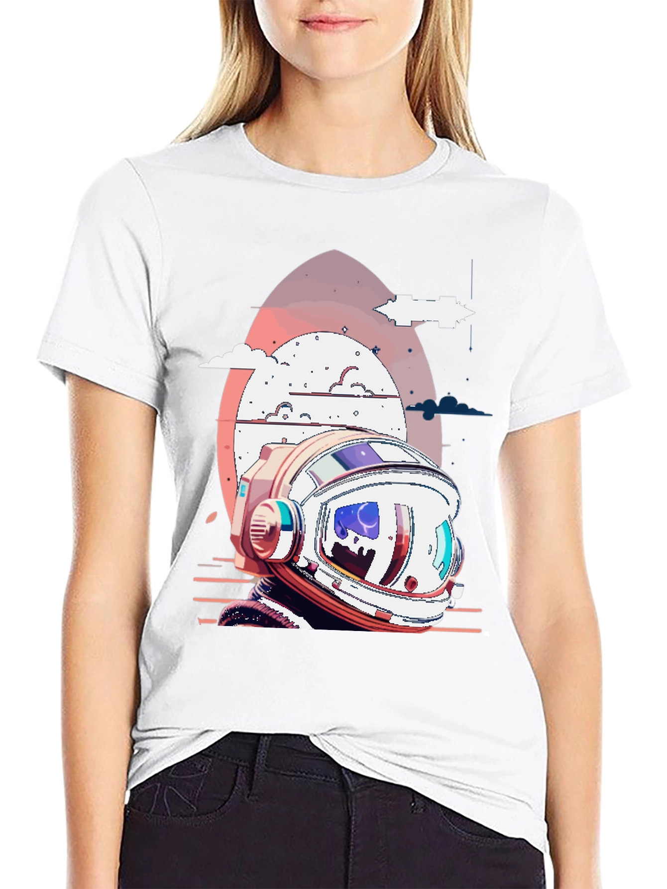 Retro Astronaut Helmet T-Shirt