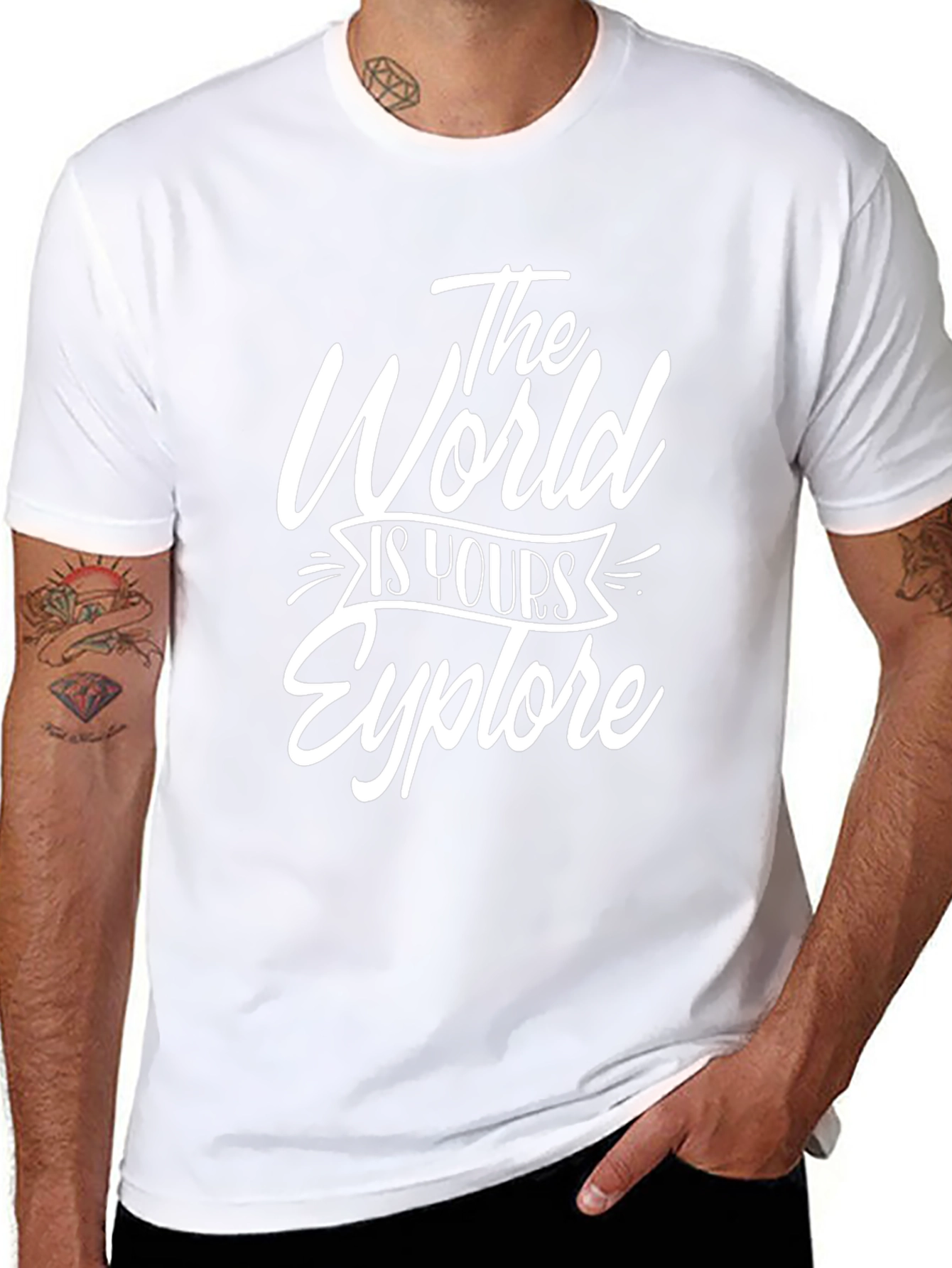 The World is Yours Explore Graphic Tee