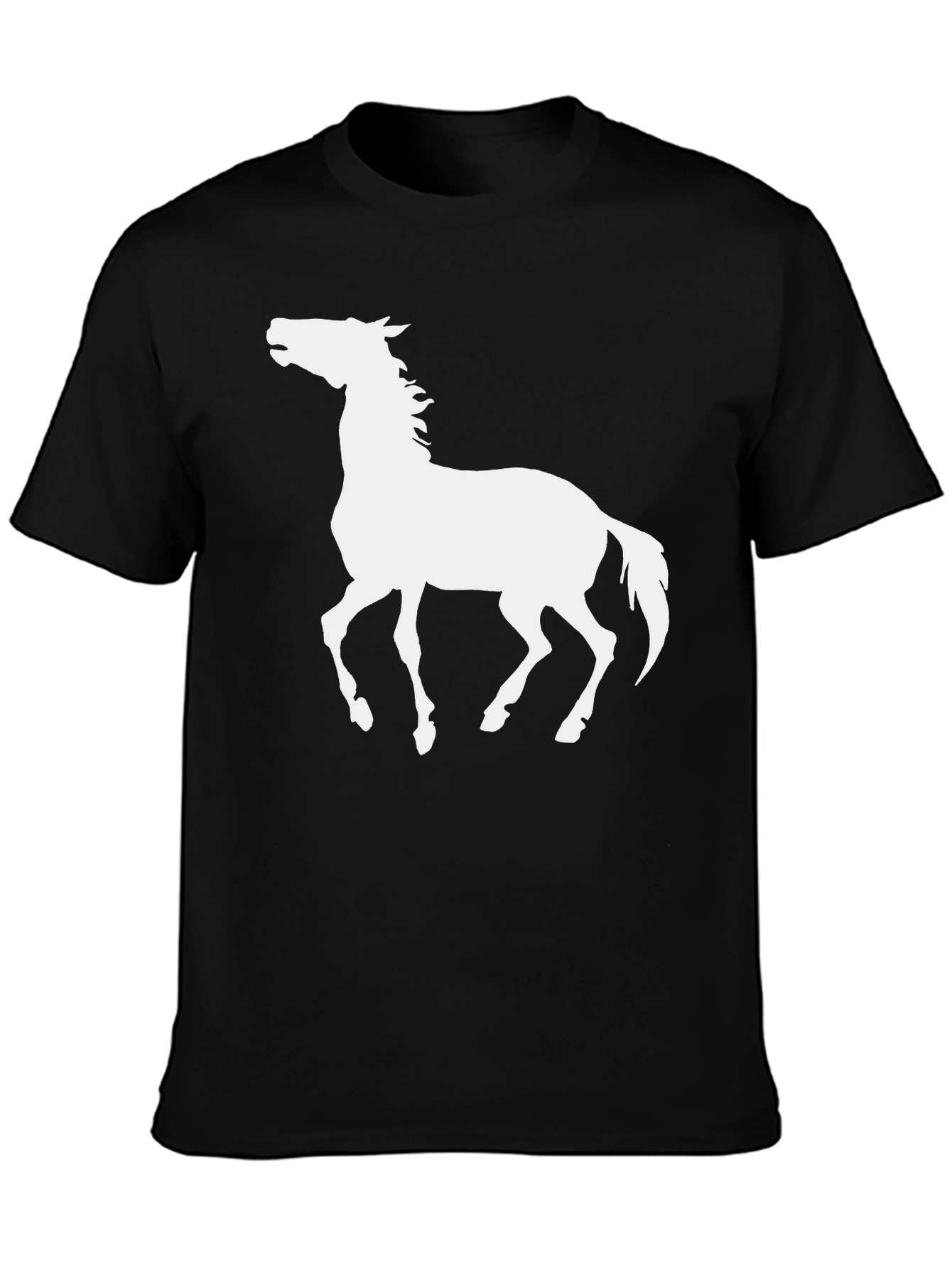 Black Horse Graphic T-Shirt - Unisex