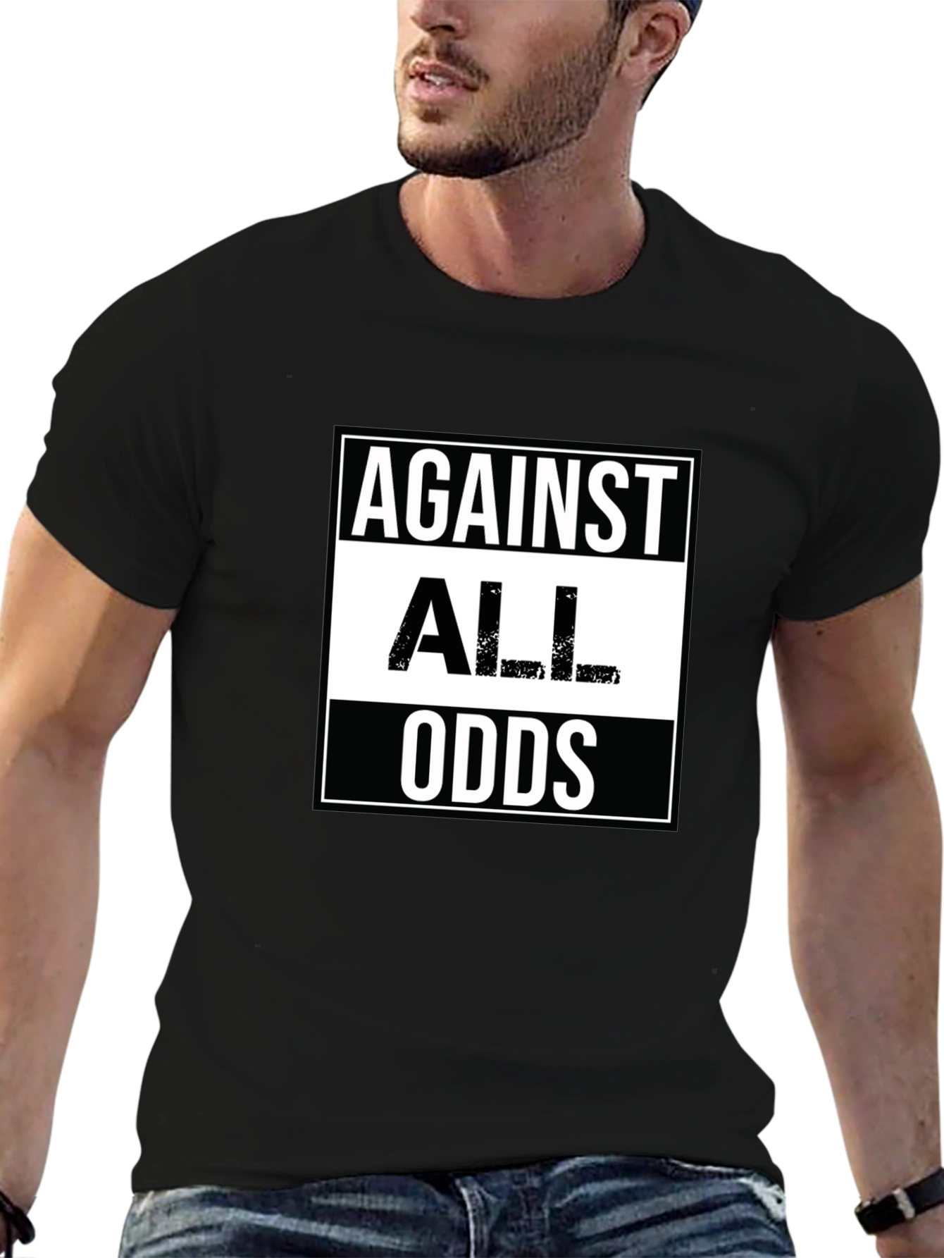 Against All Odds Graphic Print Tee
