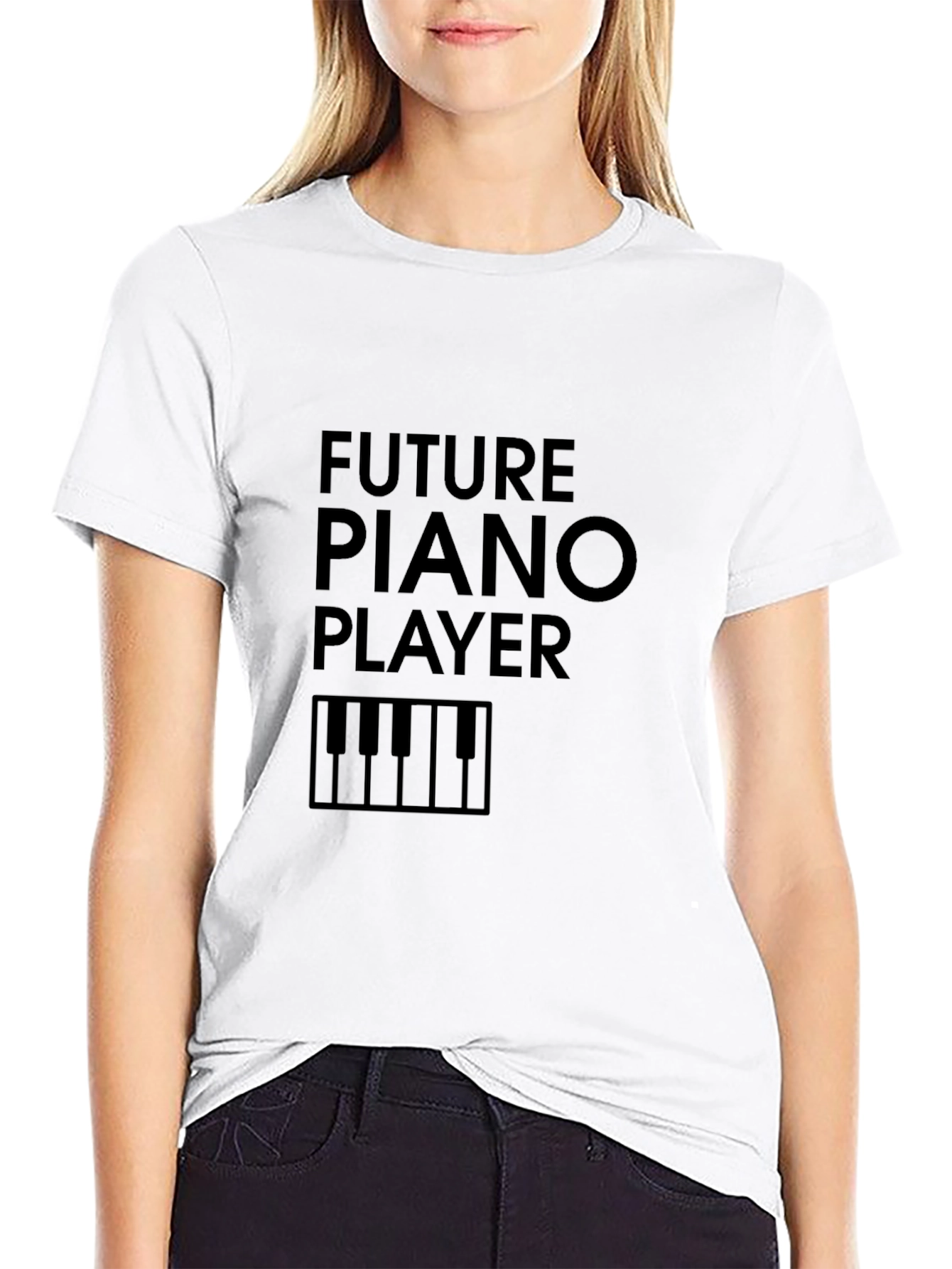 Future Piano Player Graphic Tee