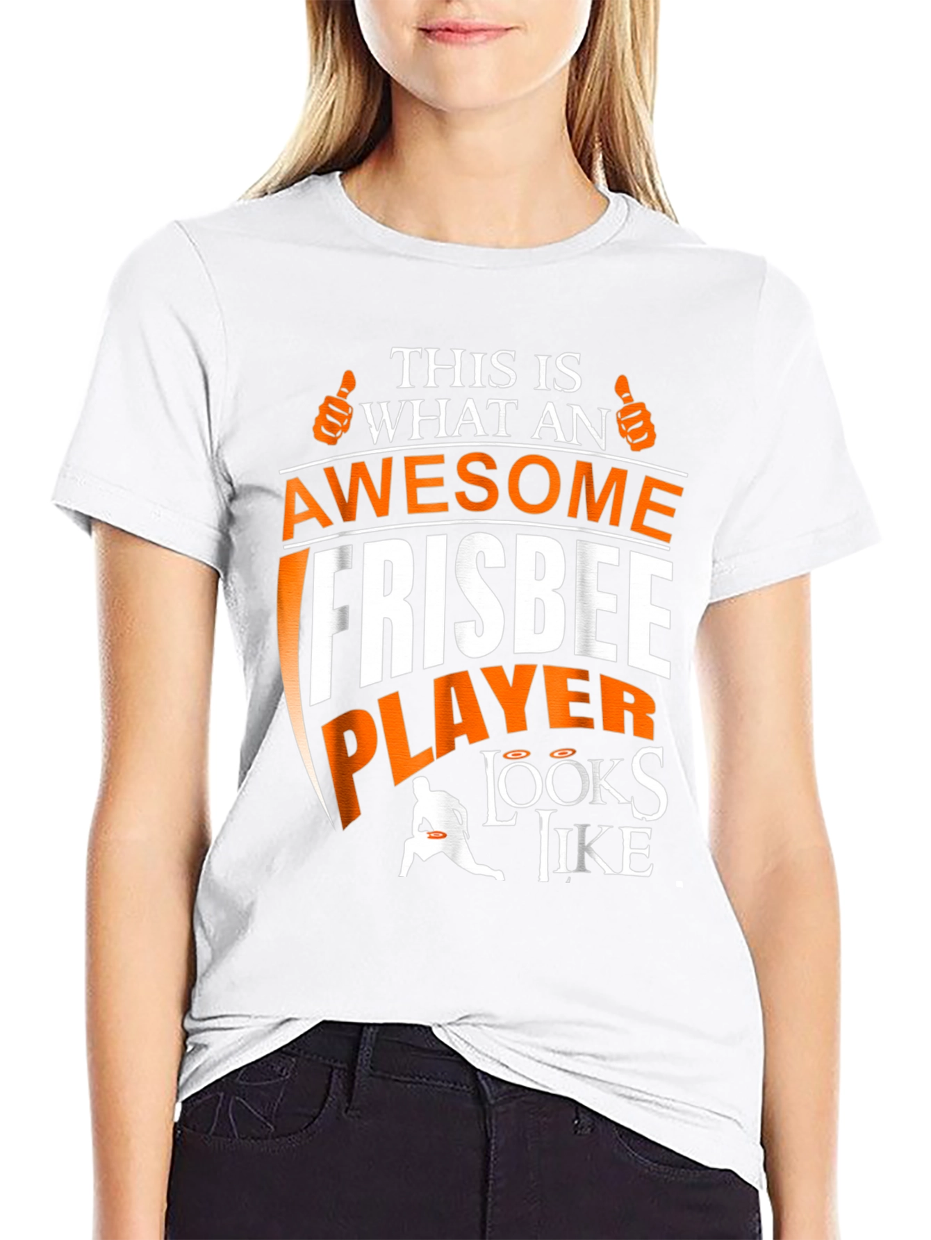 Awesome Frisbee Player Graphic Tee