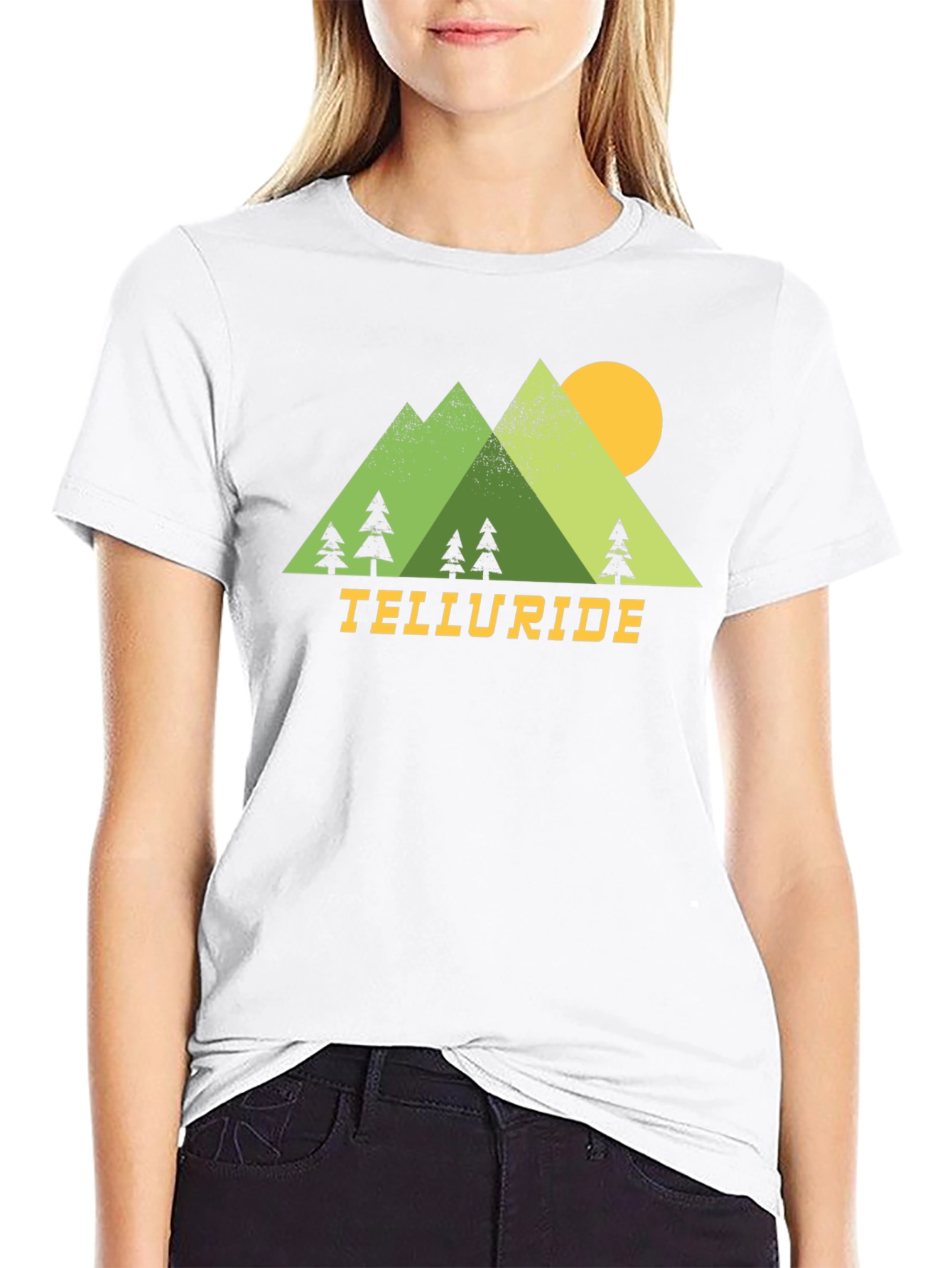 Telluride Mountain Graphic Tee - Black