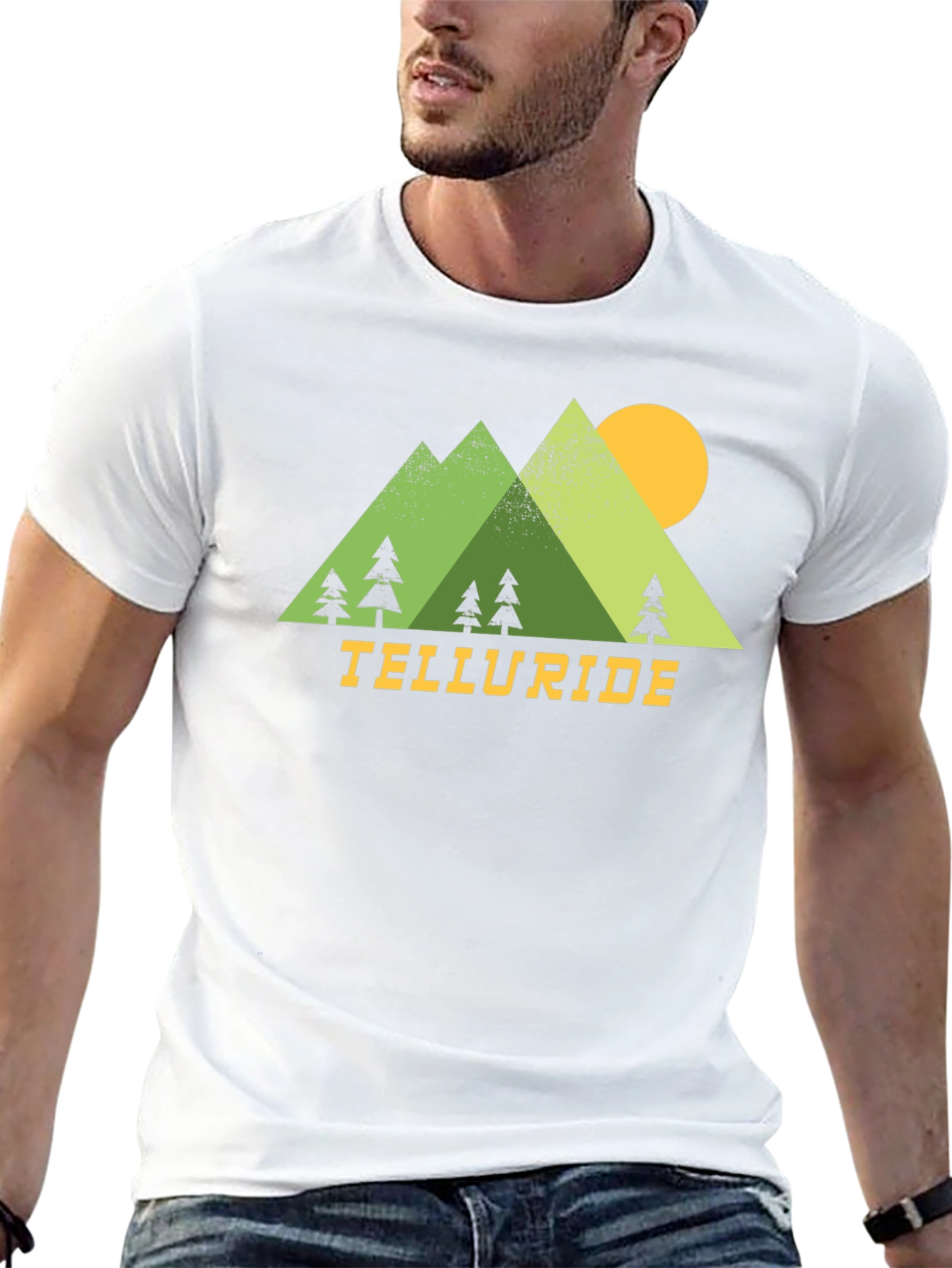 Telluride Mountain Graphic Tee - Black