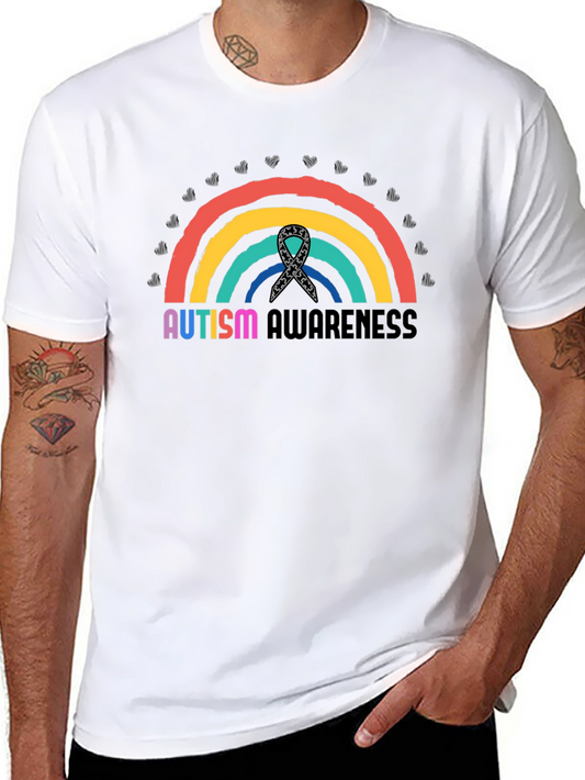 Autism Awareness Rainbow T-Shirt