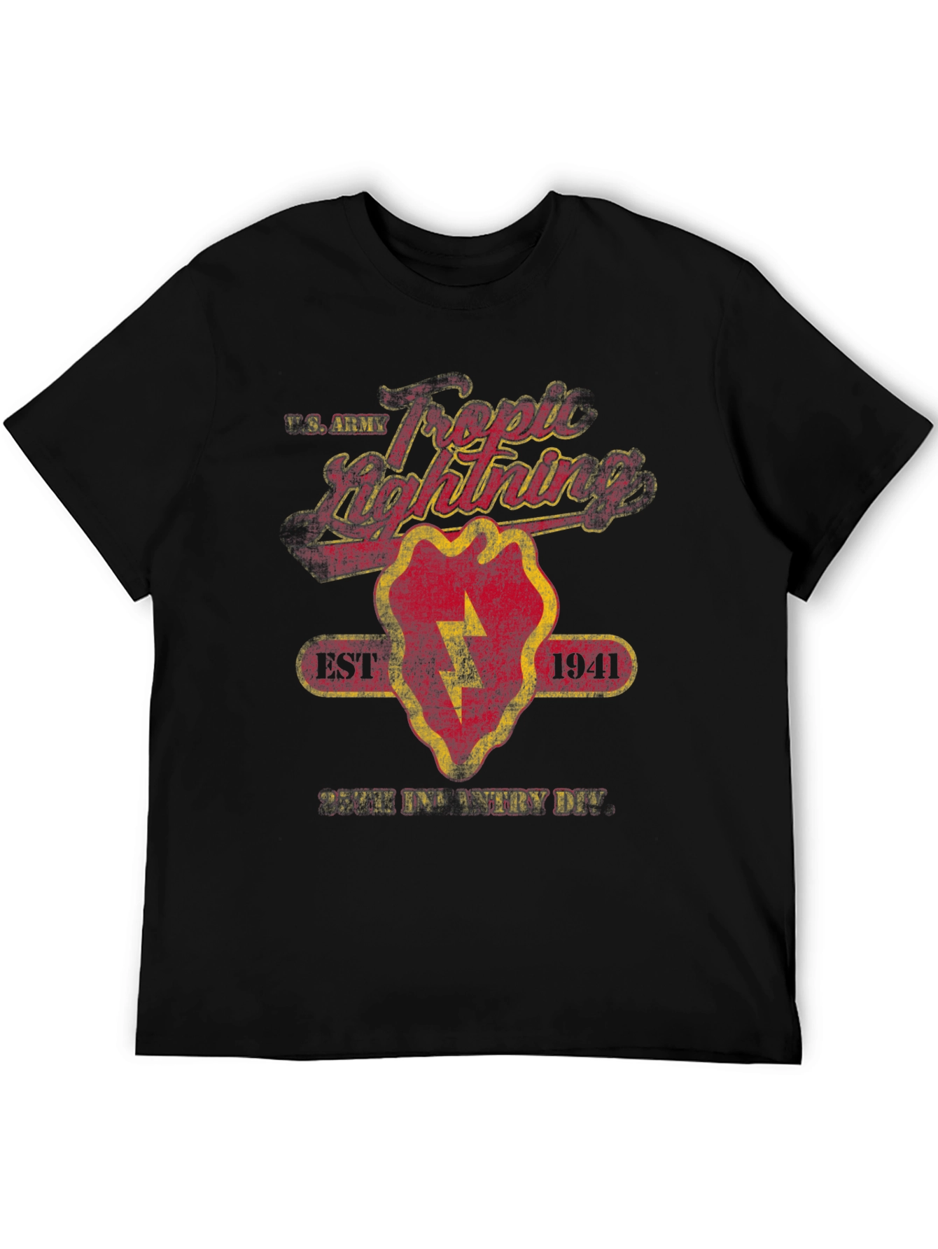 25th Infantry Division Tropic Lightning Graphic T-Shirt