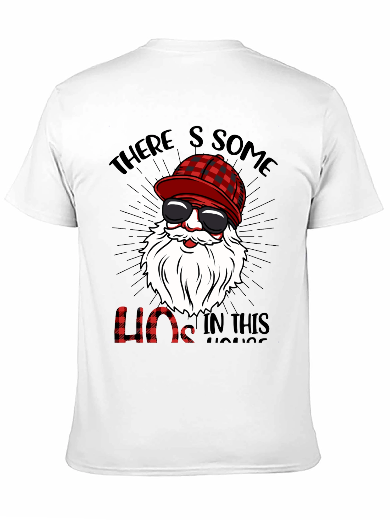 Funny Lumberjack Santa T-Shirt - Holiday Humor