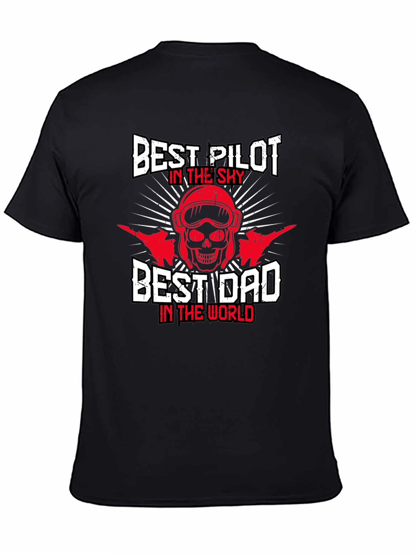 Best Pilot Dad T-Shirt - Sky Lover Gift