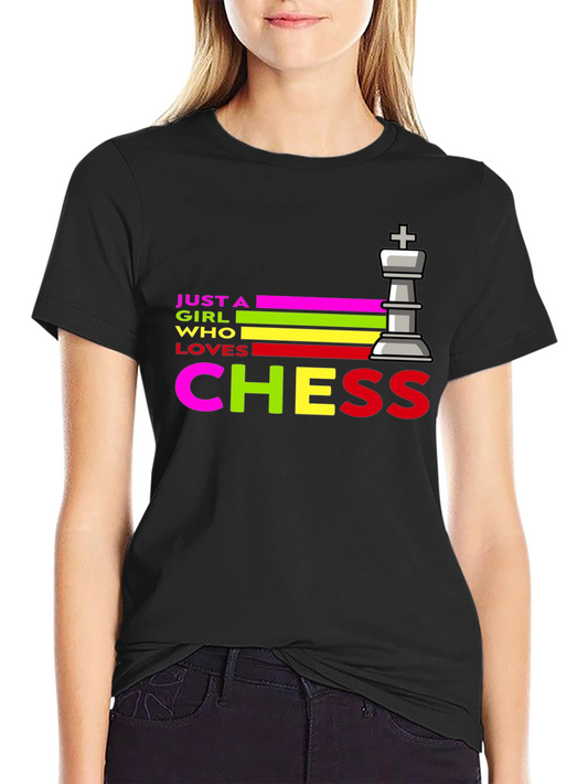 Just A Girl Who Loves Chess T-Shirt