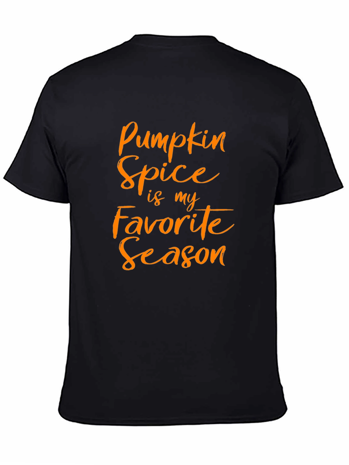 Pumpkin Spice Season Tee - Black Graphic T-Shirt