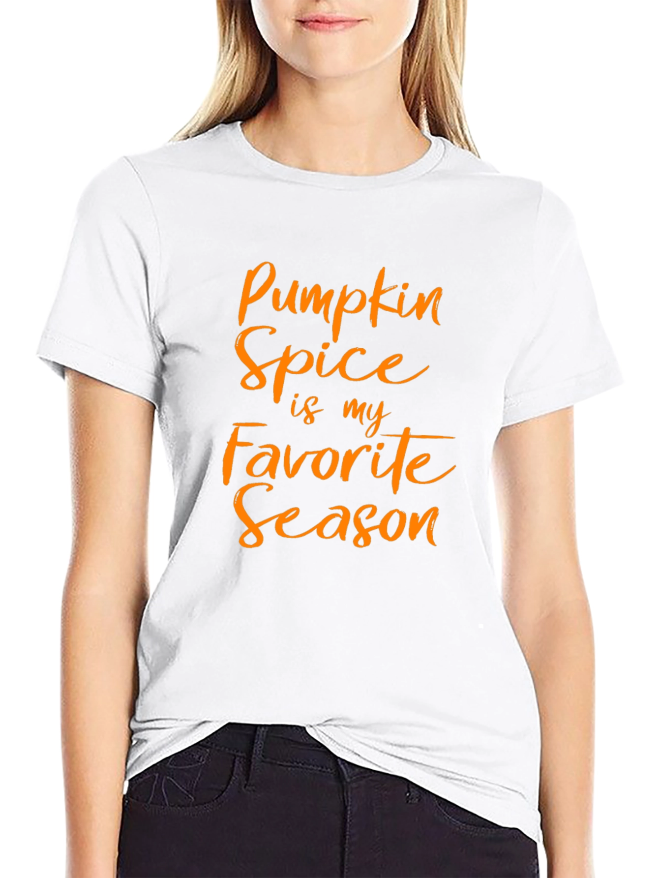 Pumpkin Spice Season Tee - Black Graphic T-Shirt