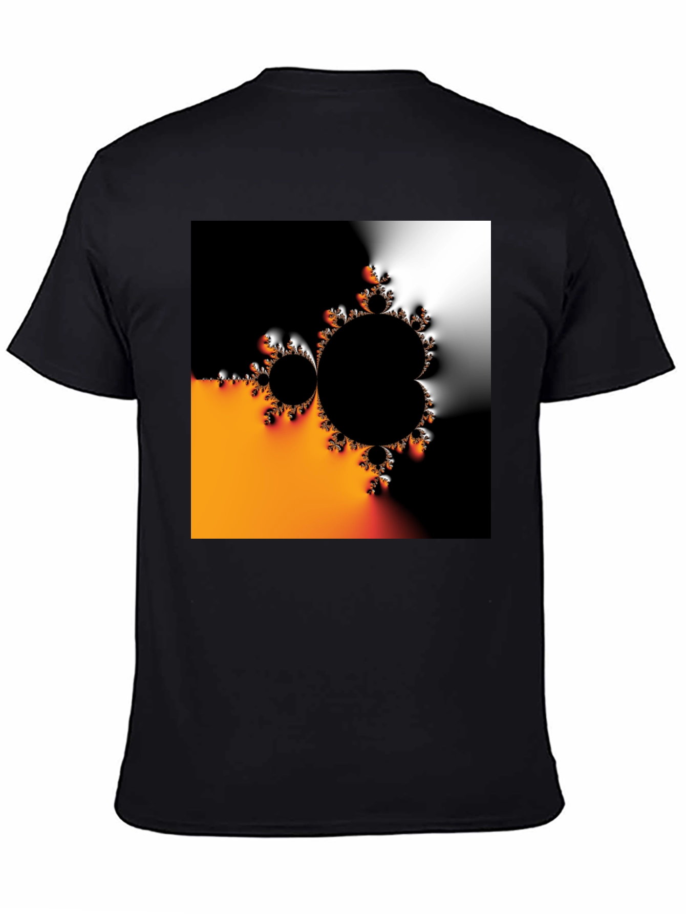 Abstract Design Tee - Black Graphic T-Shirt