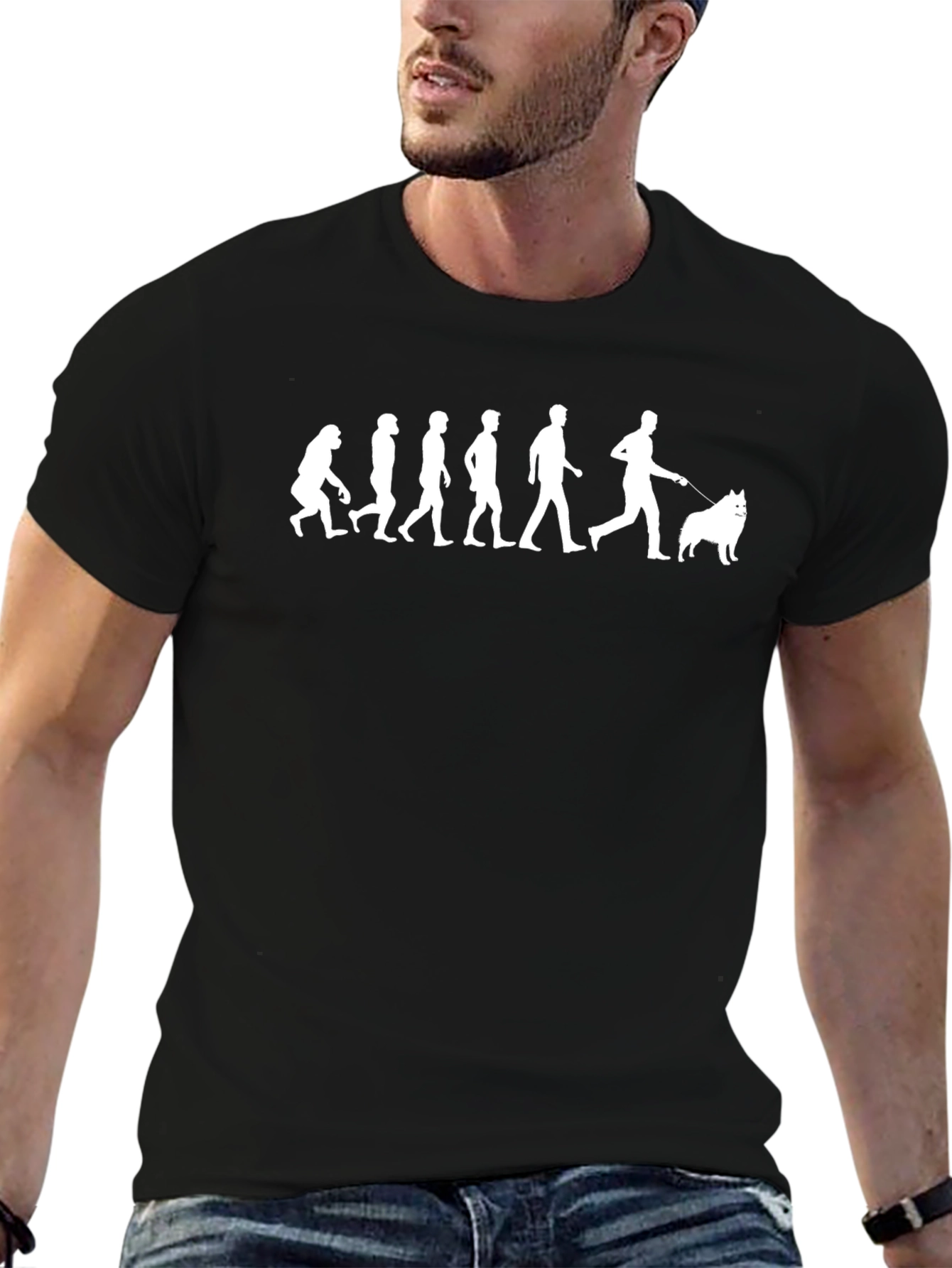 Evolution of Dog Walking T-Shirt
