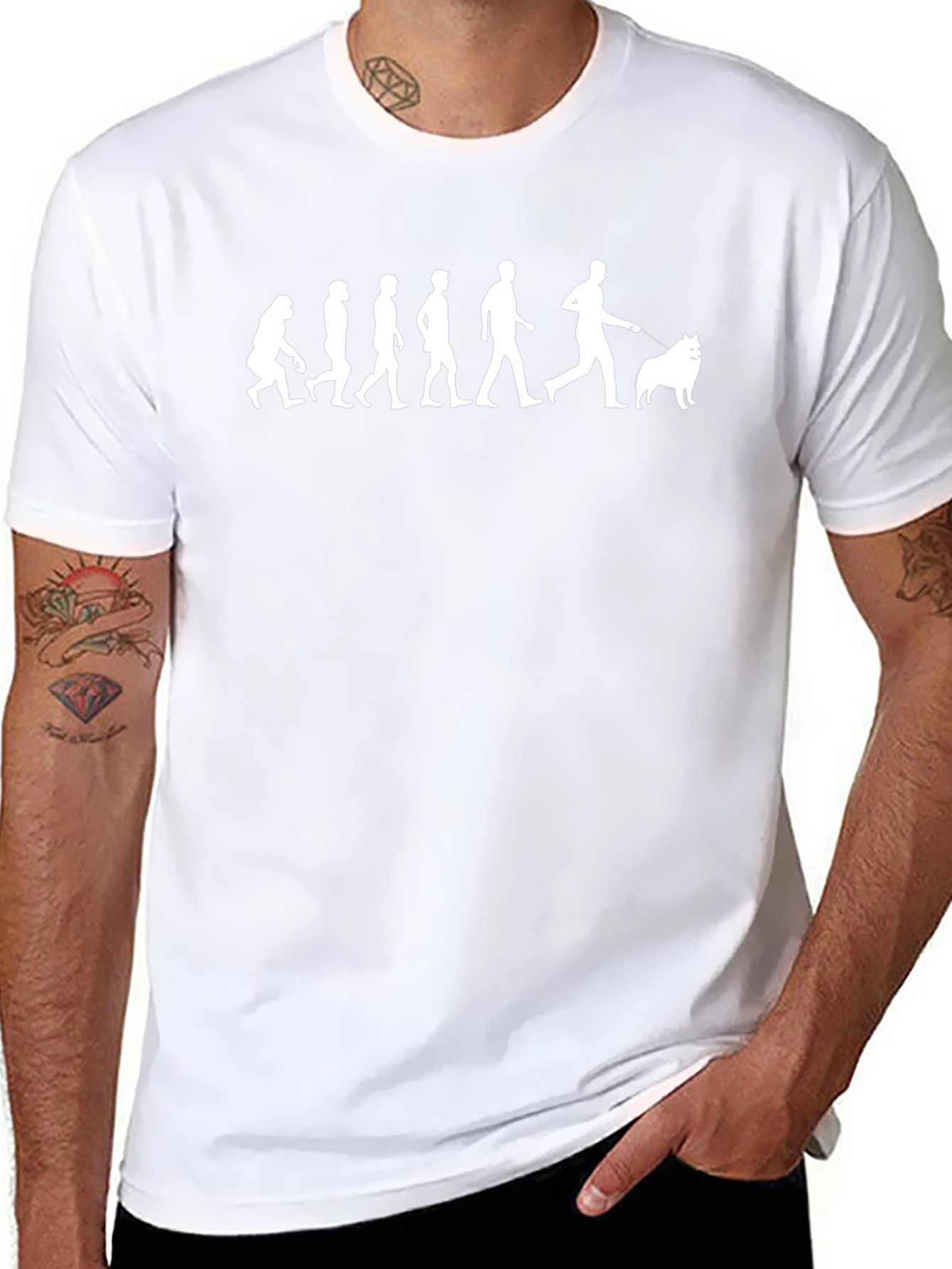 Evolution of Dog Walking T-Shirt