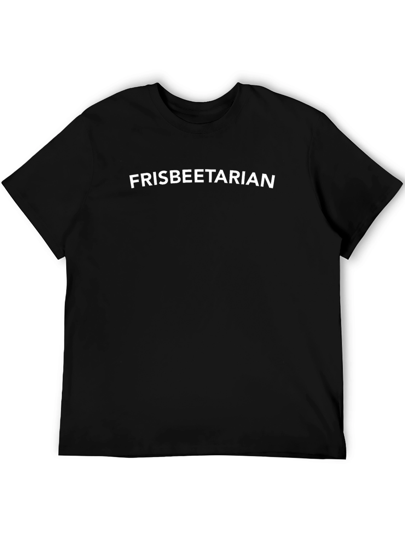Frisbeetarian Graphic Tee - Unisex Black T-Shirt