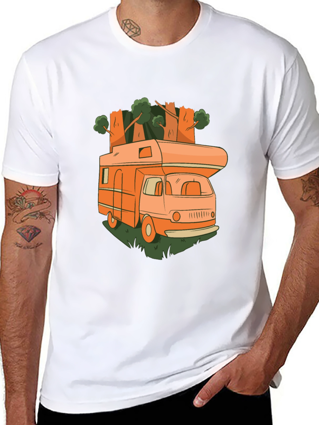 Retro Camper Graphic T-Shirt