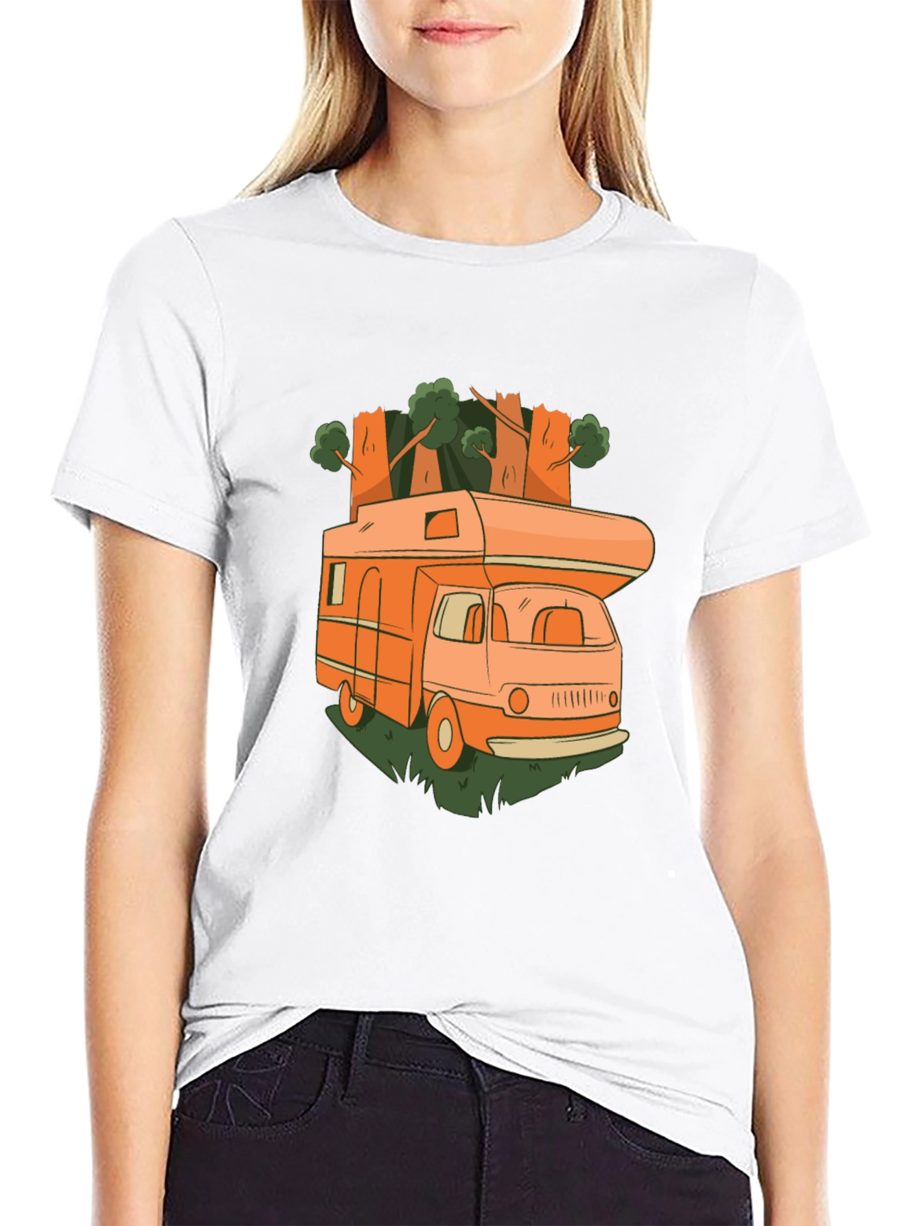 Retro Camper Graphic T-Shirt