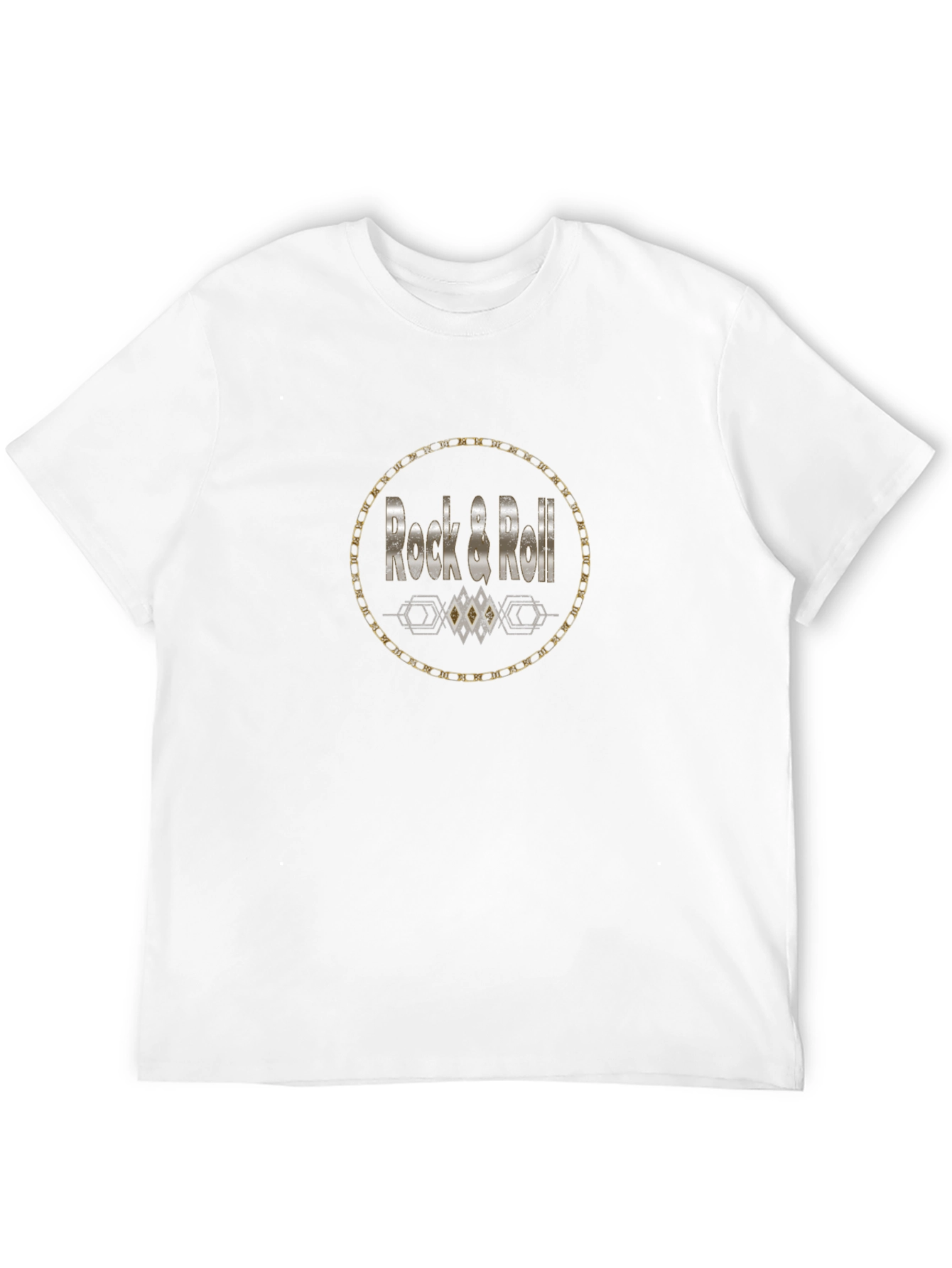 Rock & Roll Graphic Tee - Classic Black T-Shirt