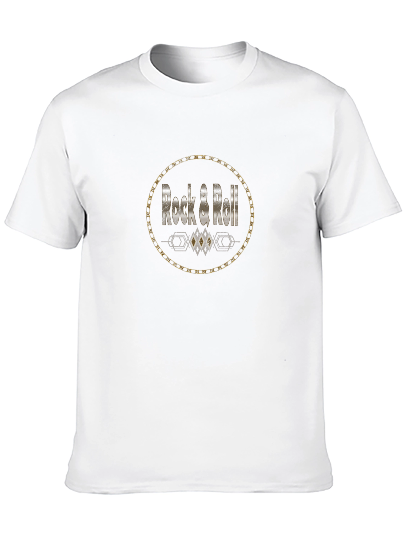 Rock & Roll Graphic Tee - Classic Black T-Shirt
