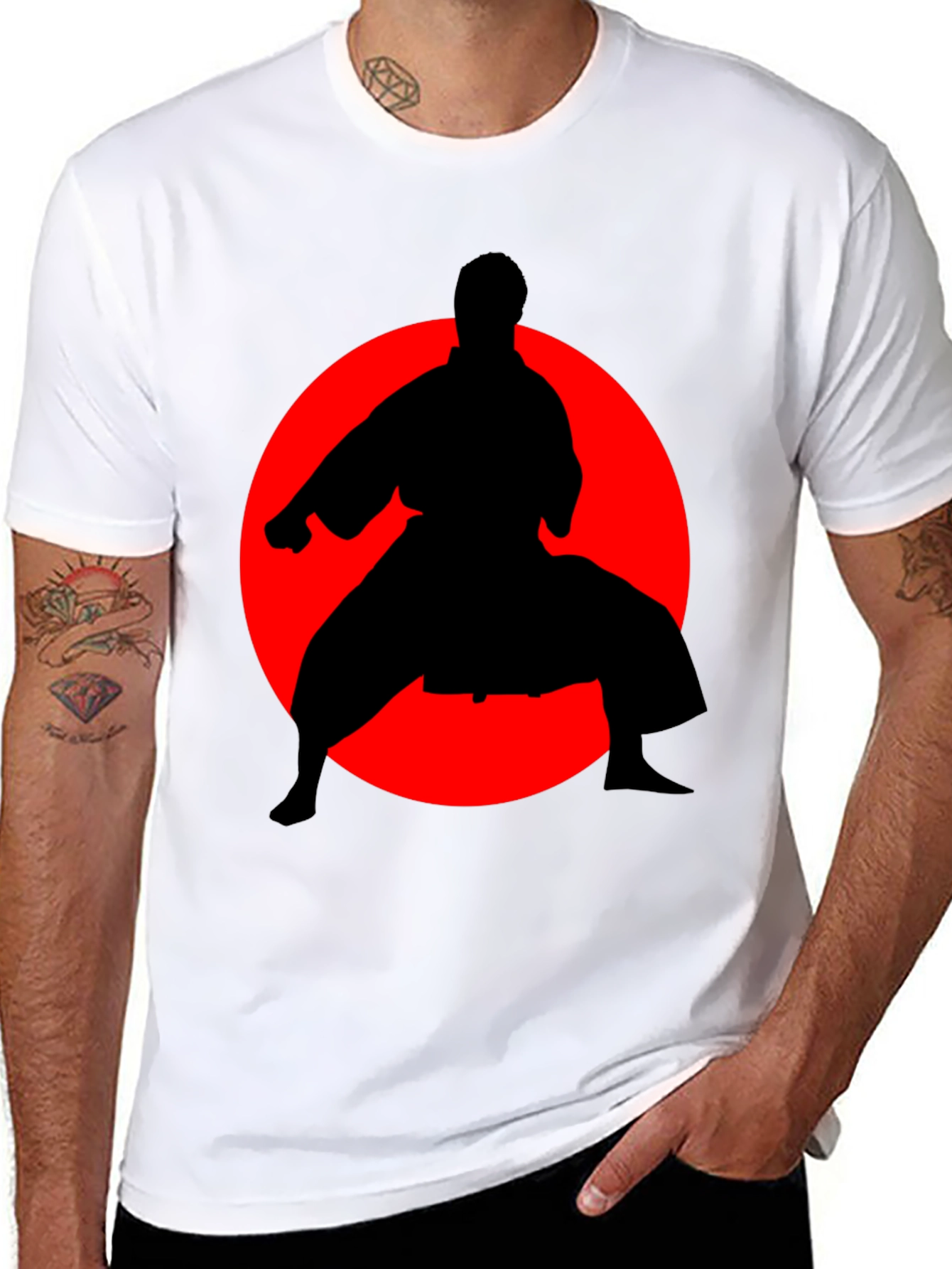 Karate Silhouette T-Shirt