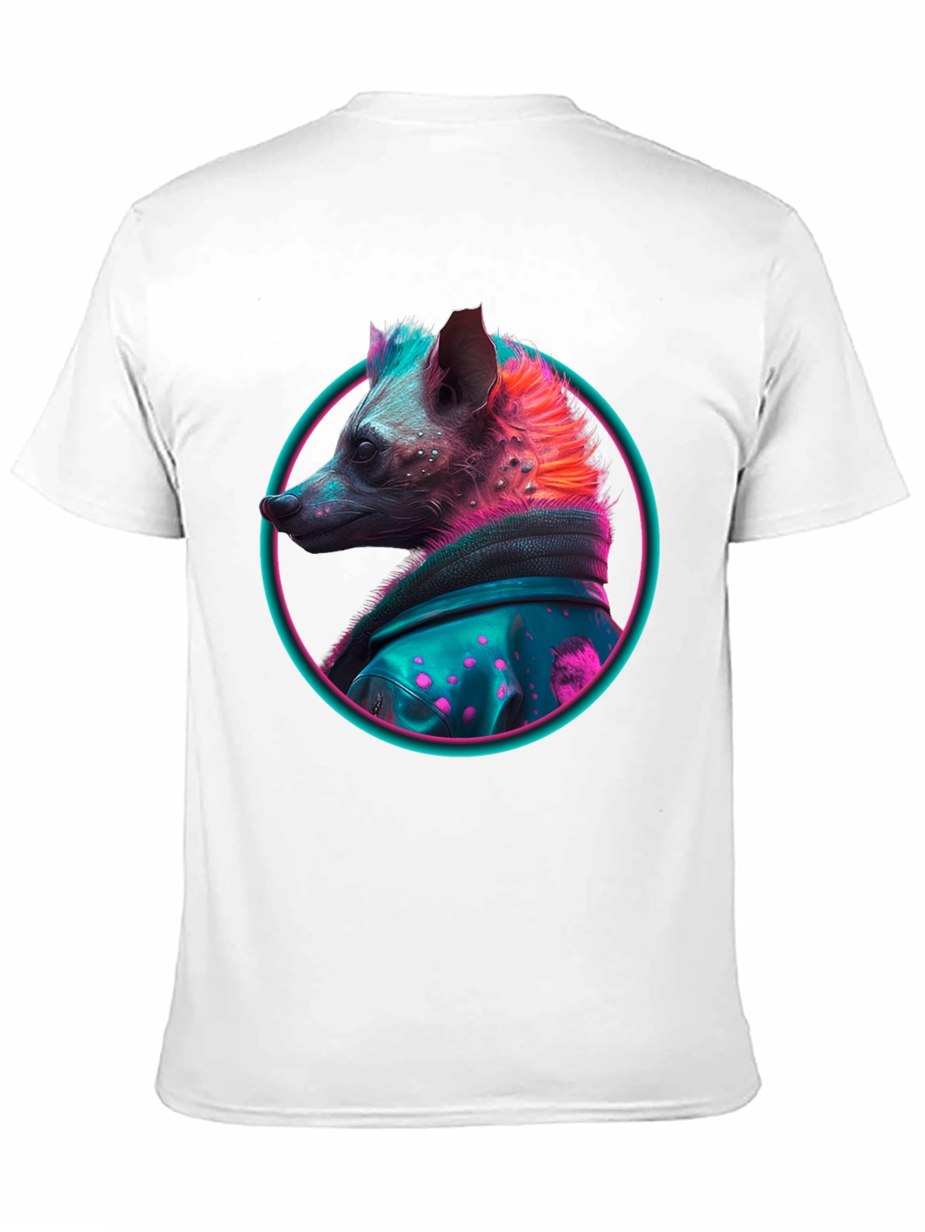 Neon Hyena T-Shirt - Cool Animal Design