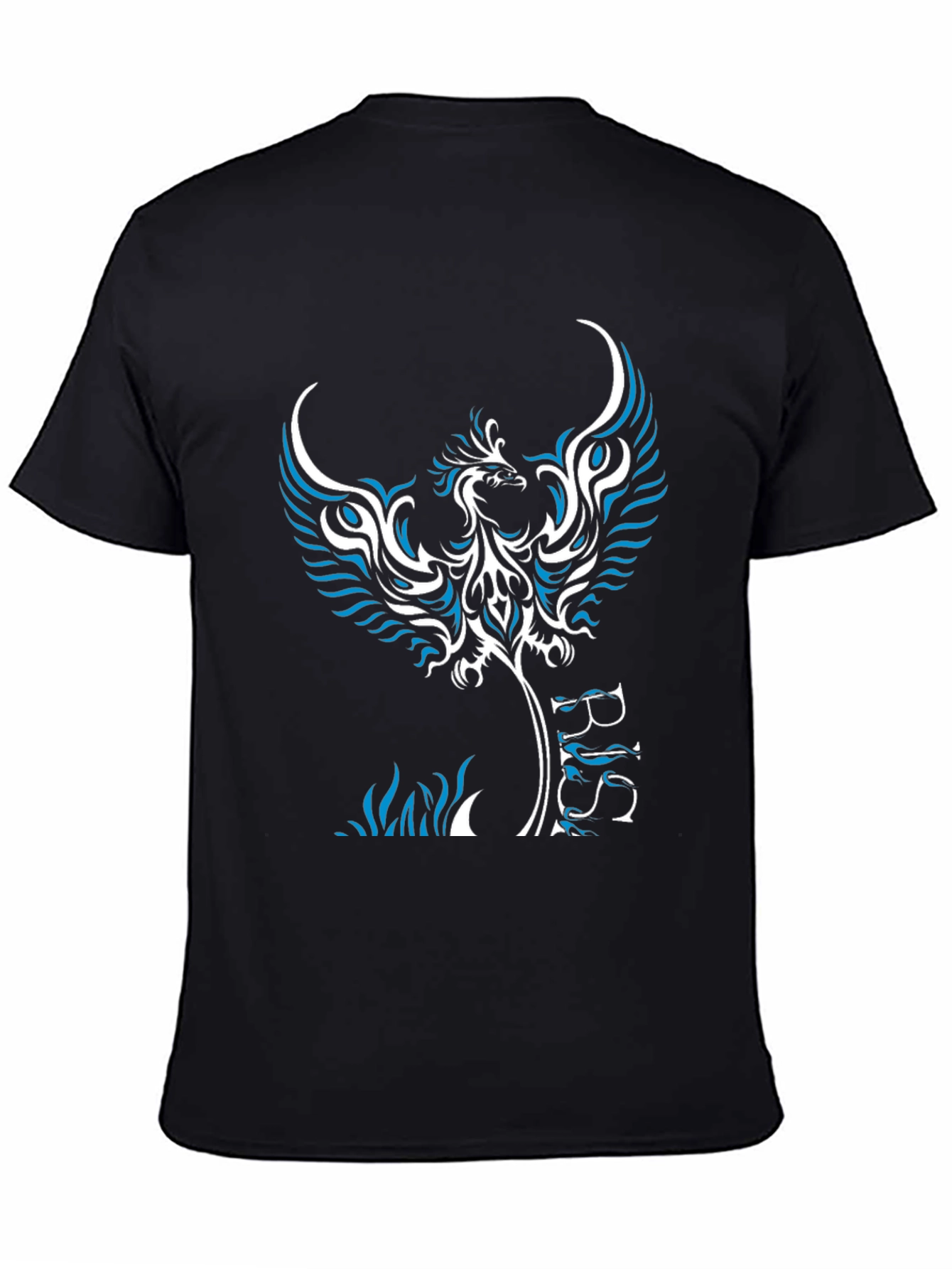 Phoenix Rise Graphic Tee - Black