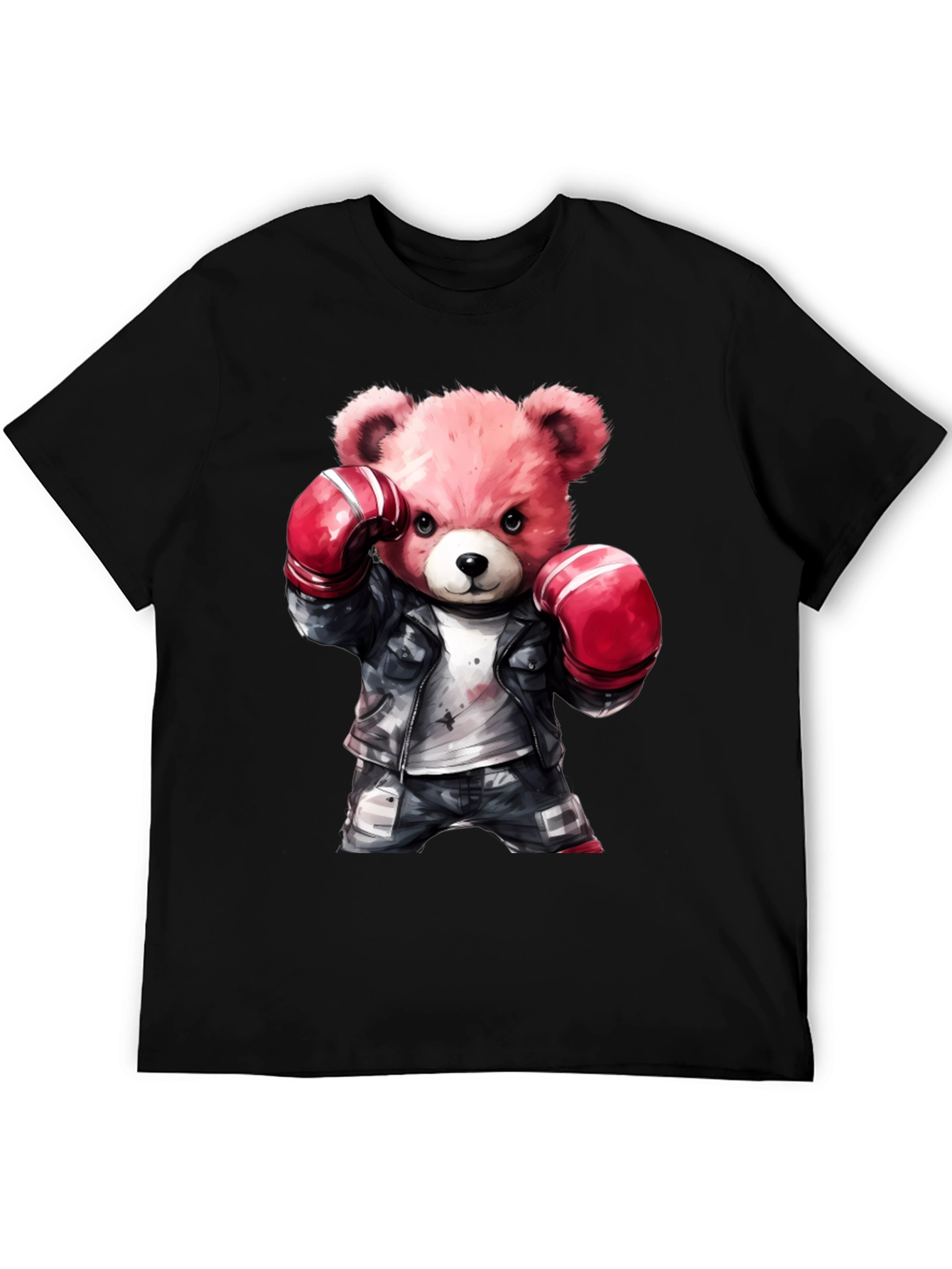 Boxing Bear Graphic Tee - Punchy Style