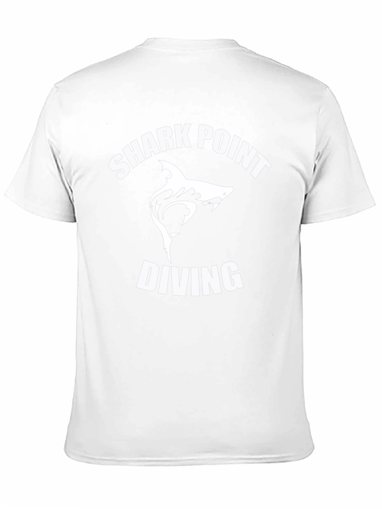 Shark Point Diving T-Shirt - Black Dive Tee