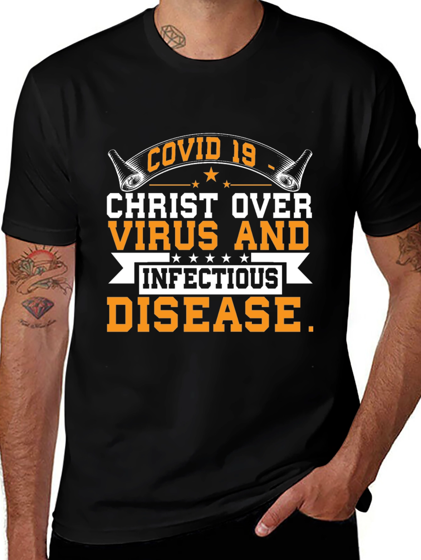 Christ Over Virus T-Shirt
