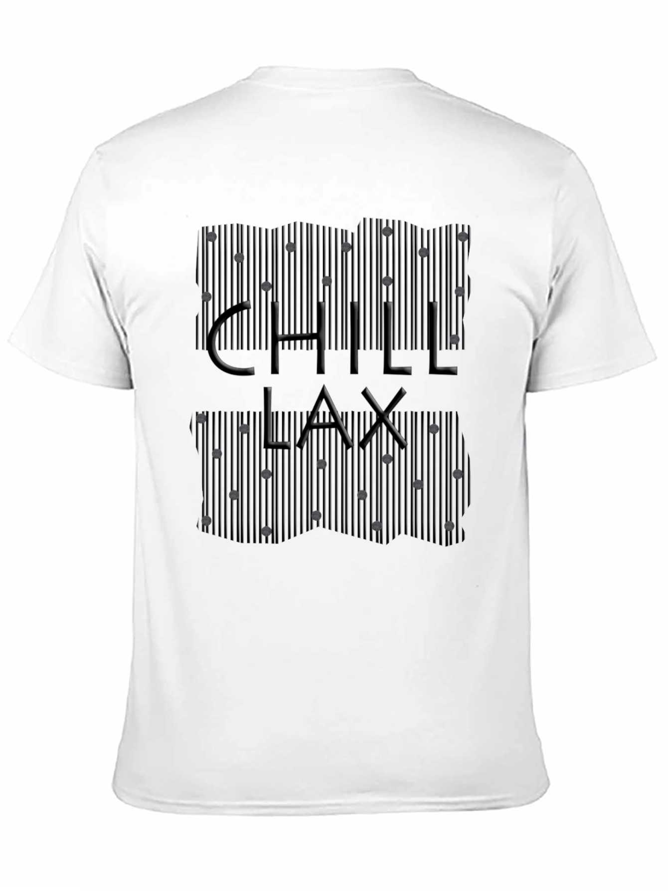 Chill Lax T-Shirt - Modern Striped Design