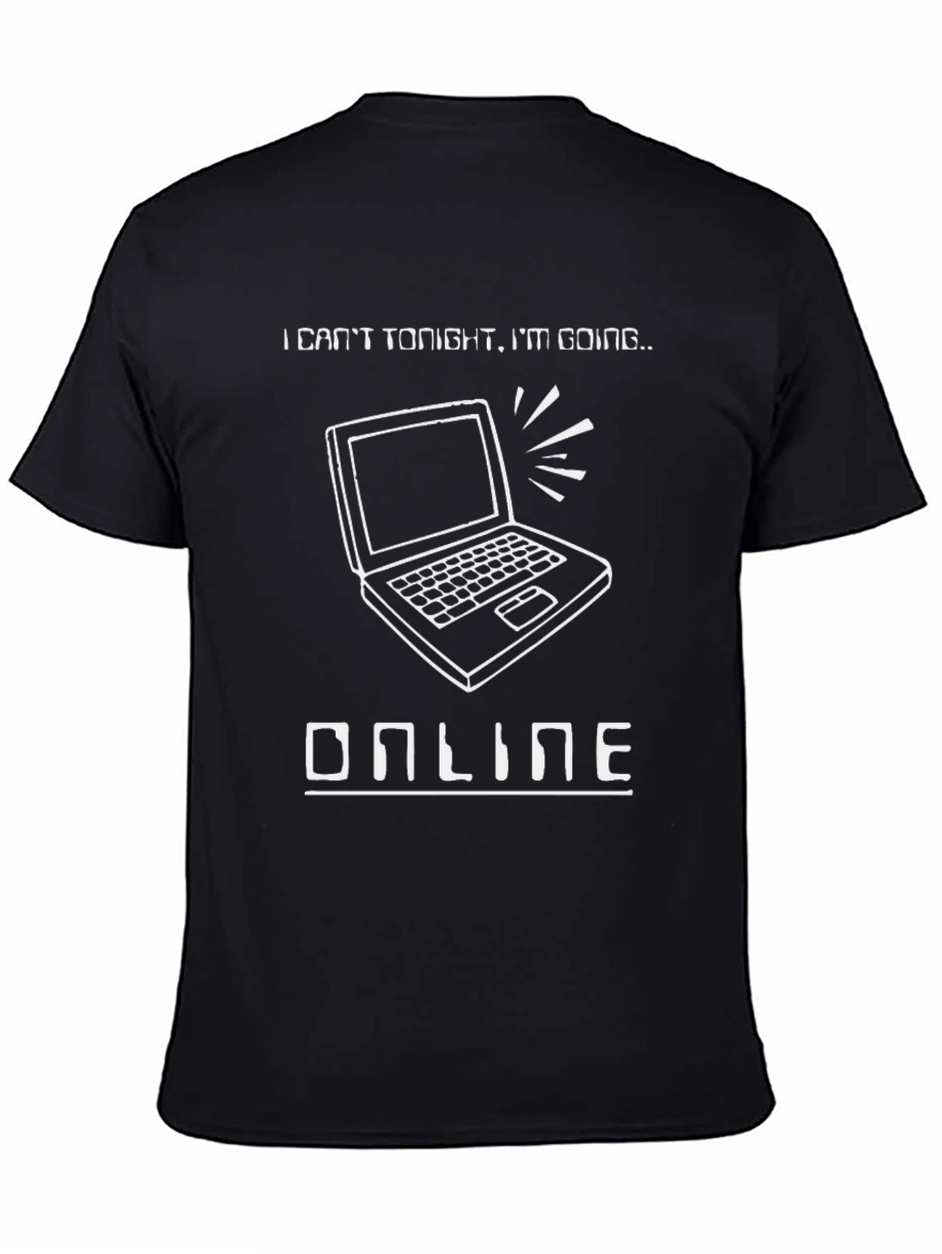 Funny Going Online Graphic Novelty T-Shirt