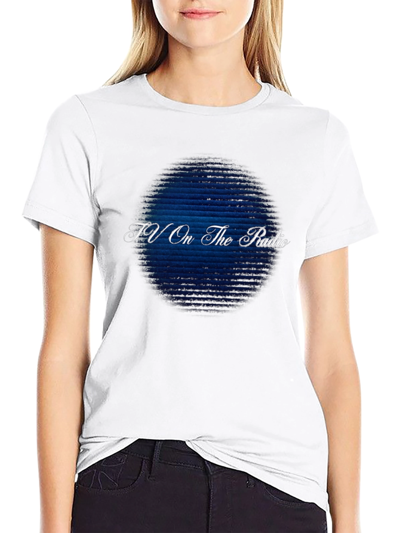 TV On The Radio Graphic Print Black T-Shirt