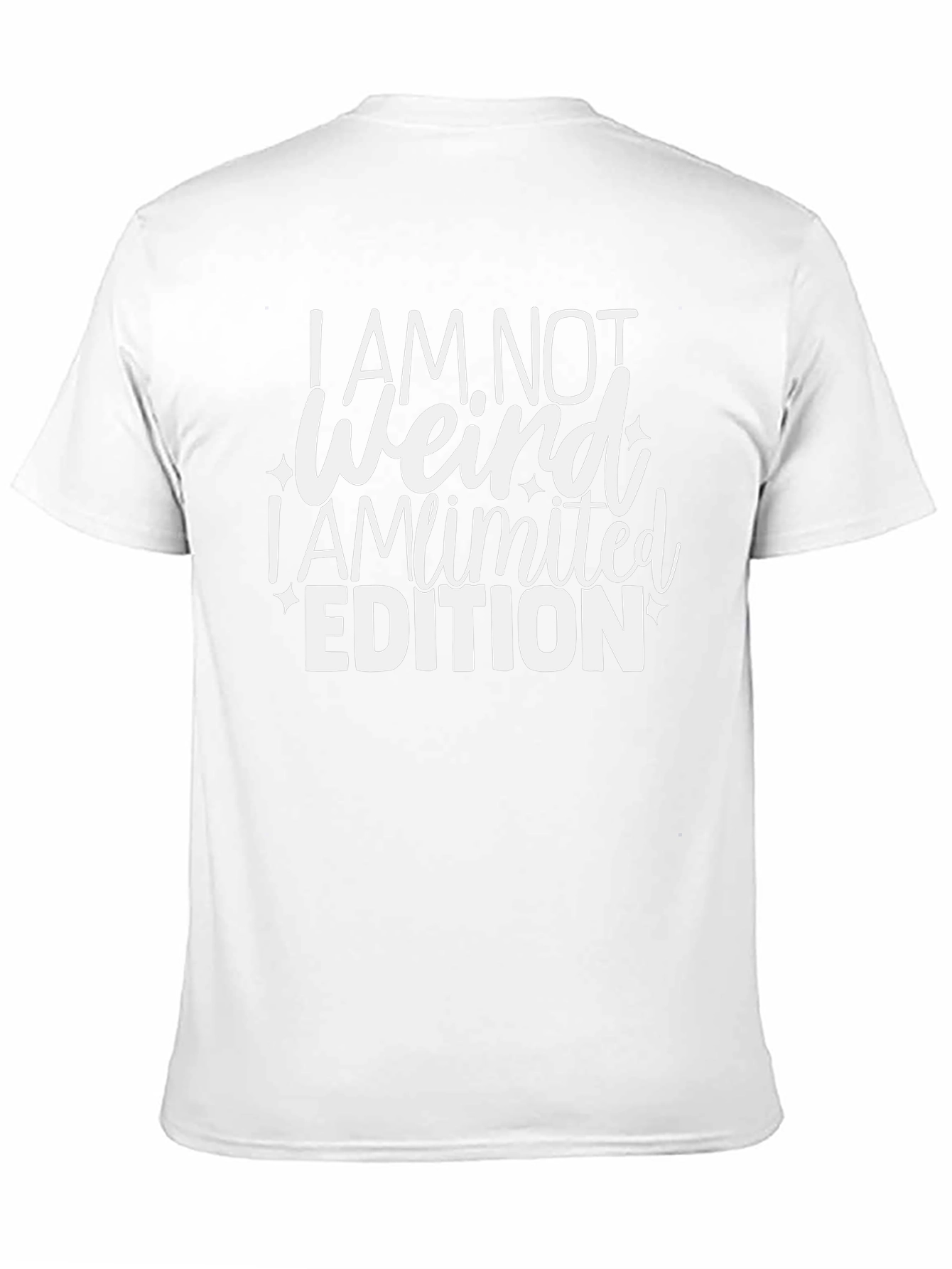 I Am Not Weird Limited Edition Black T-Shirt
